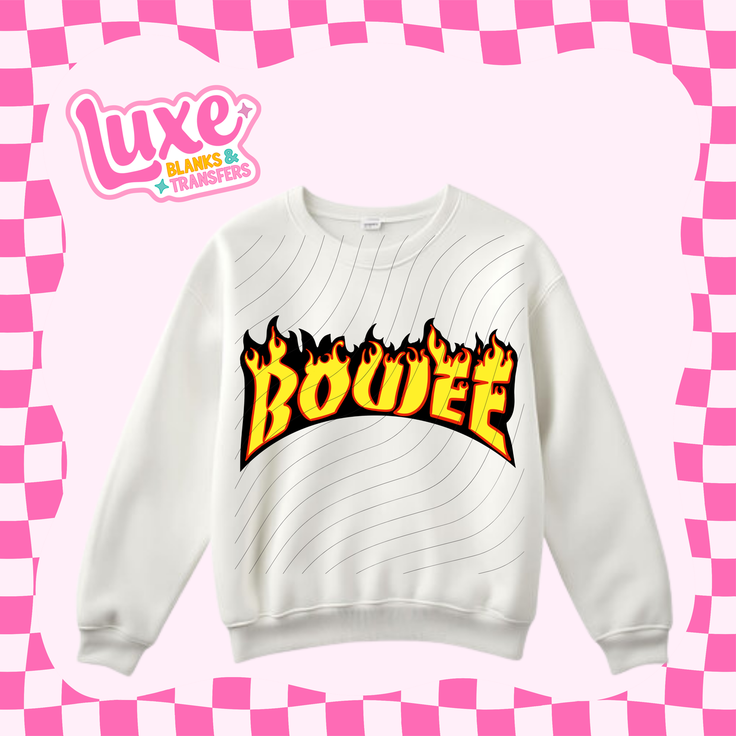 Boujee Flame | DTF Heat Transfer | #83