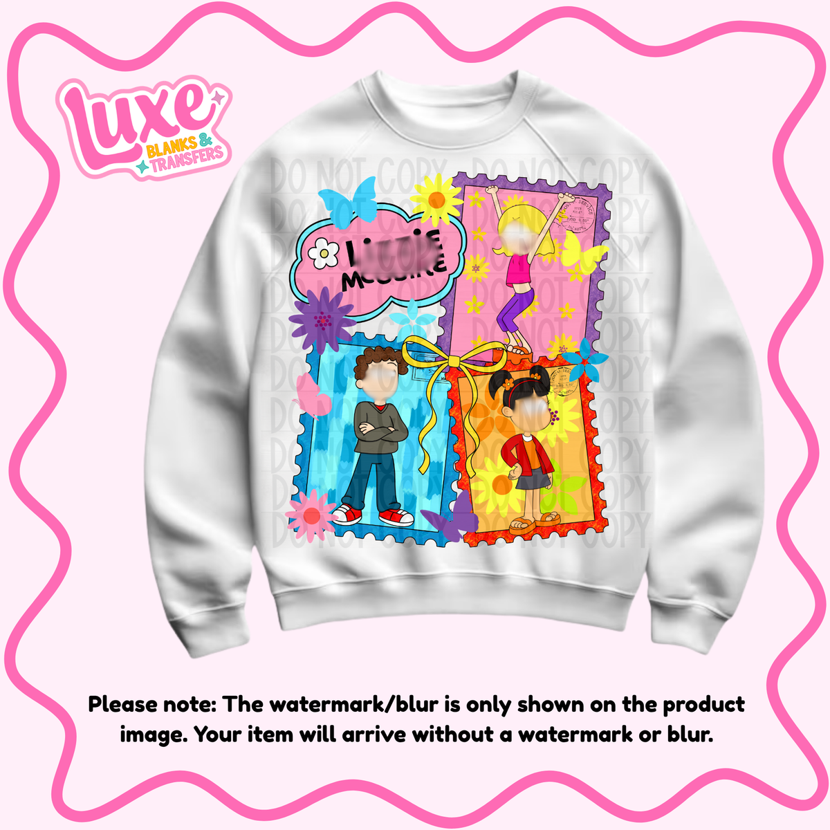 DTF Heat Transfer | L1z Friends Stamps | #1354