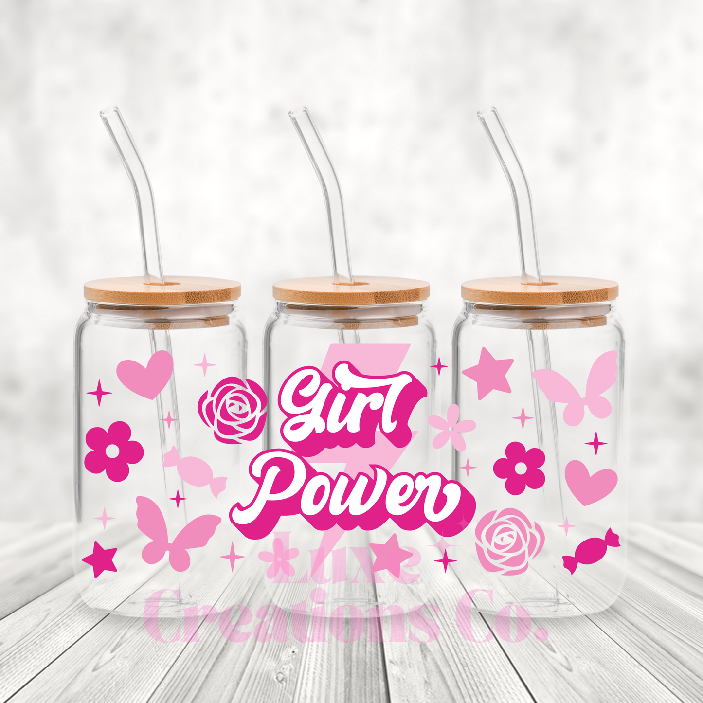 Girl Power UV DTF Wrap (#97)