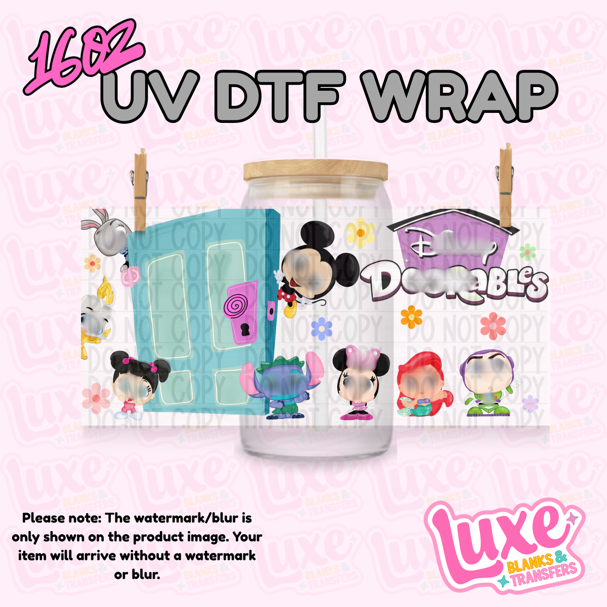 16oz UV DTF Wrap | D00rabl3s | #4397