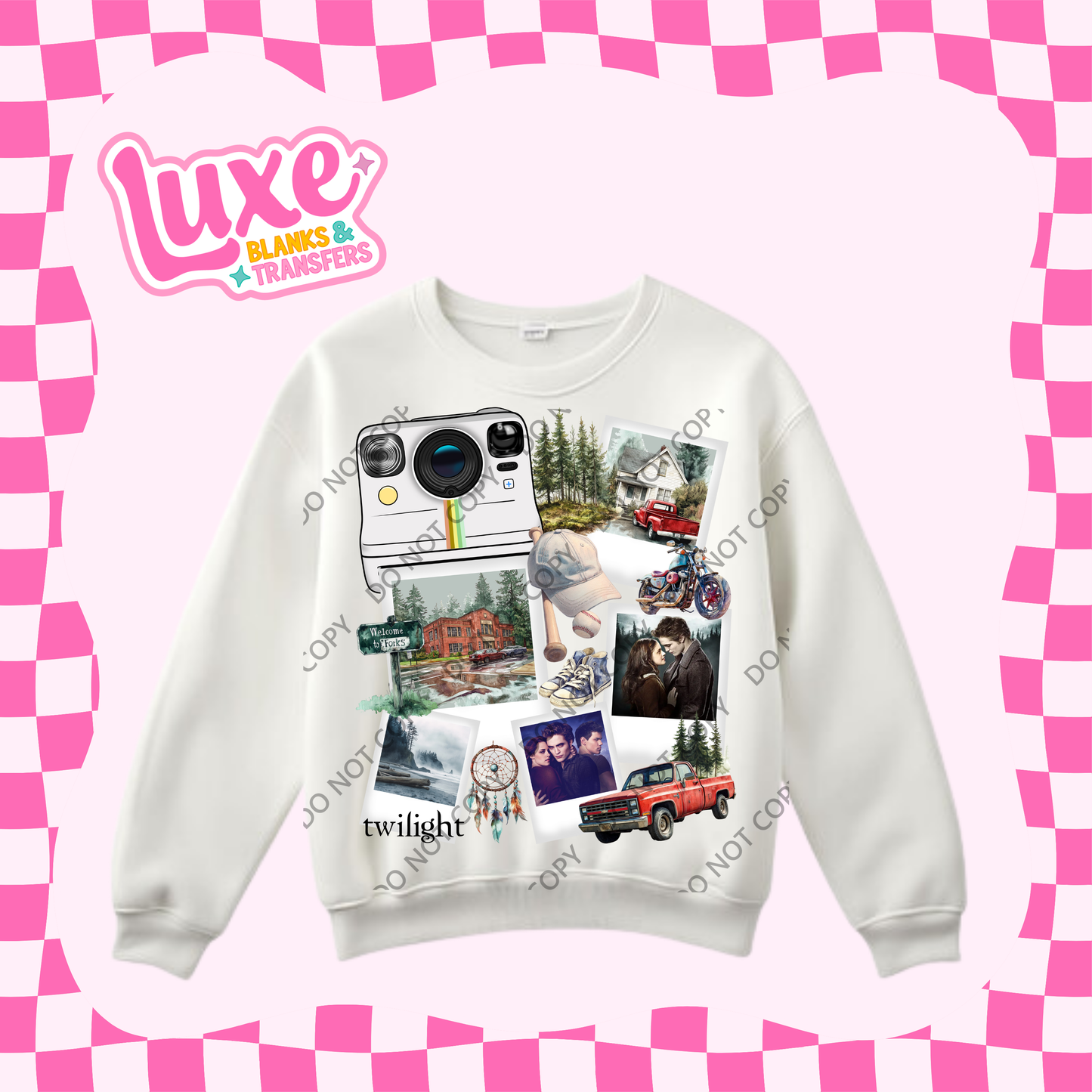 DTF Heat Transfer | Twilight Polaroid | #369