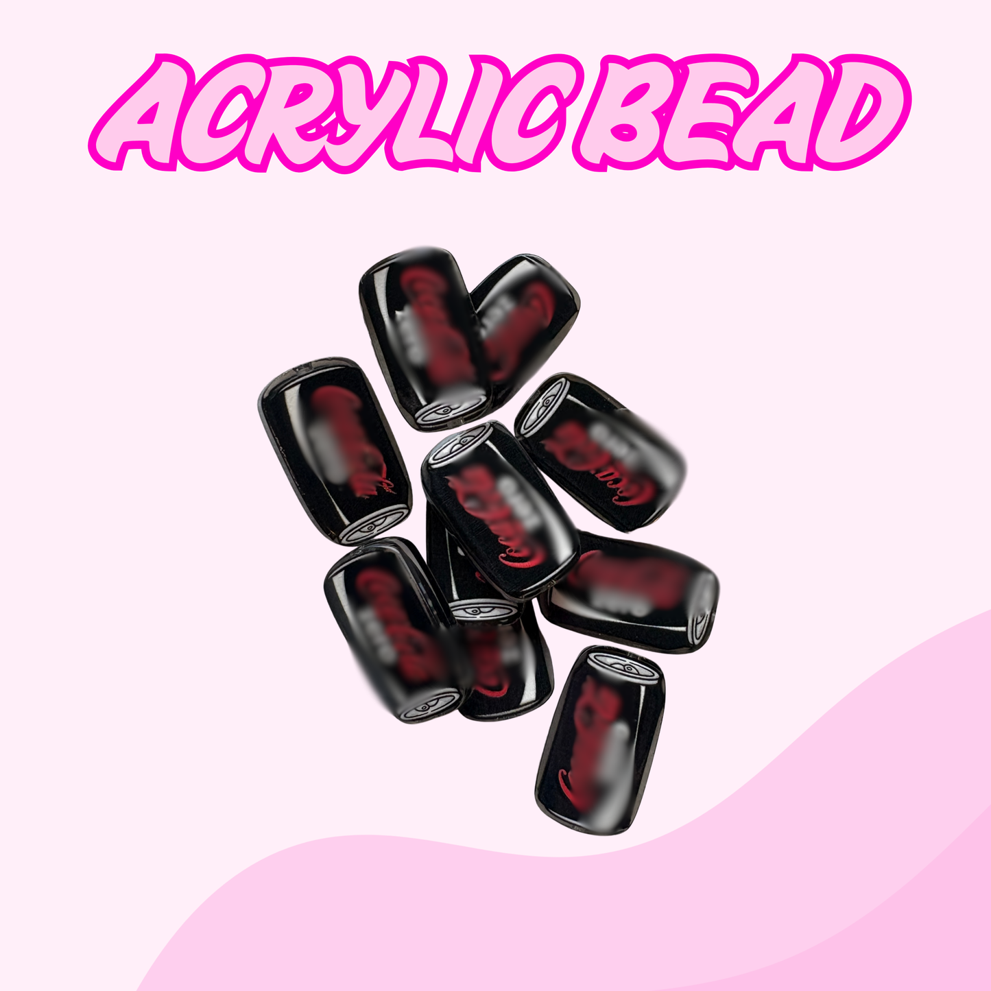 Flatback Acrylic Bead | Drink