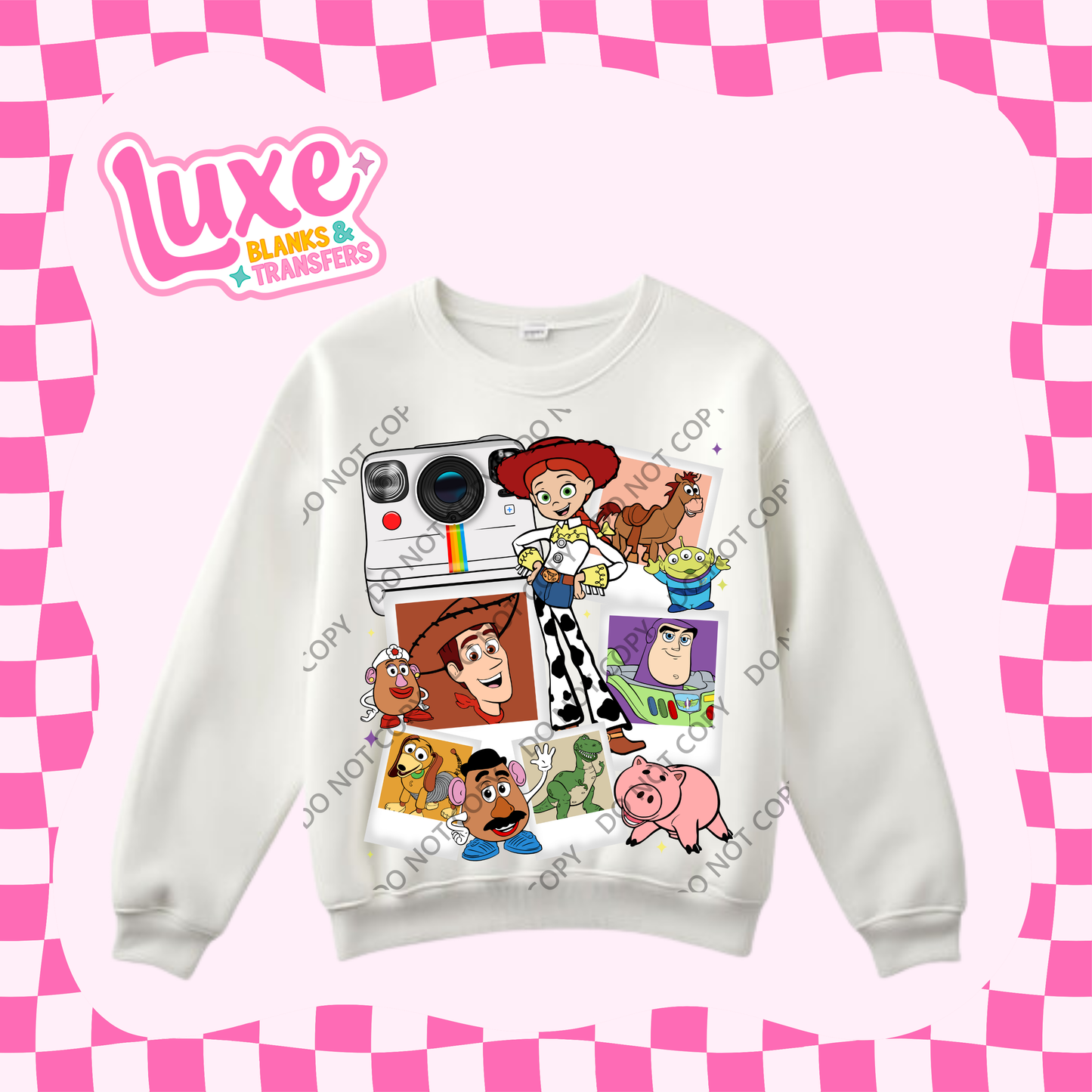 DTF Heat Transfer | Toys Polaroid | #376