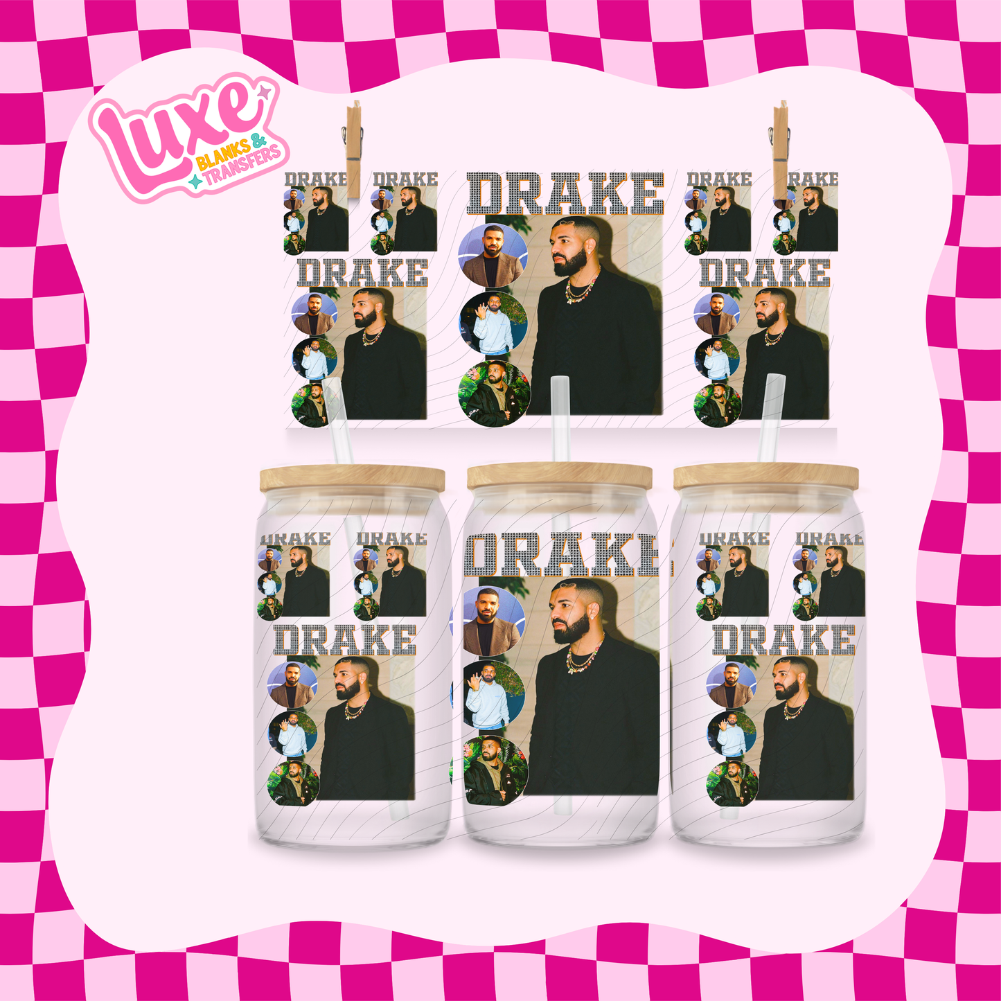 Drizzy | 16oz UV DTF Wrap | #1713