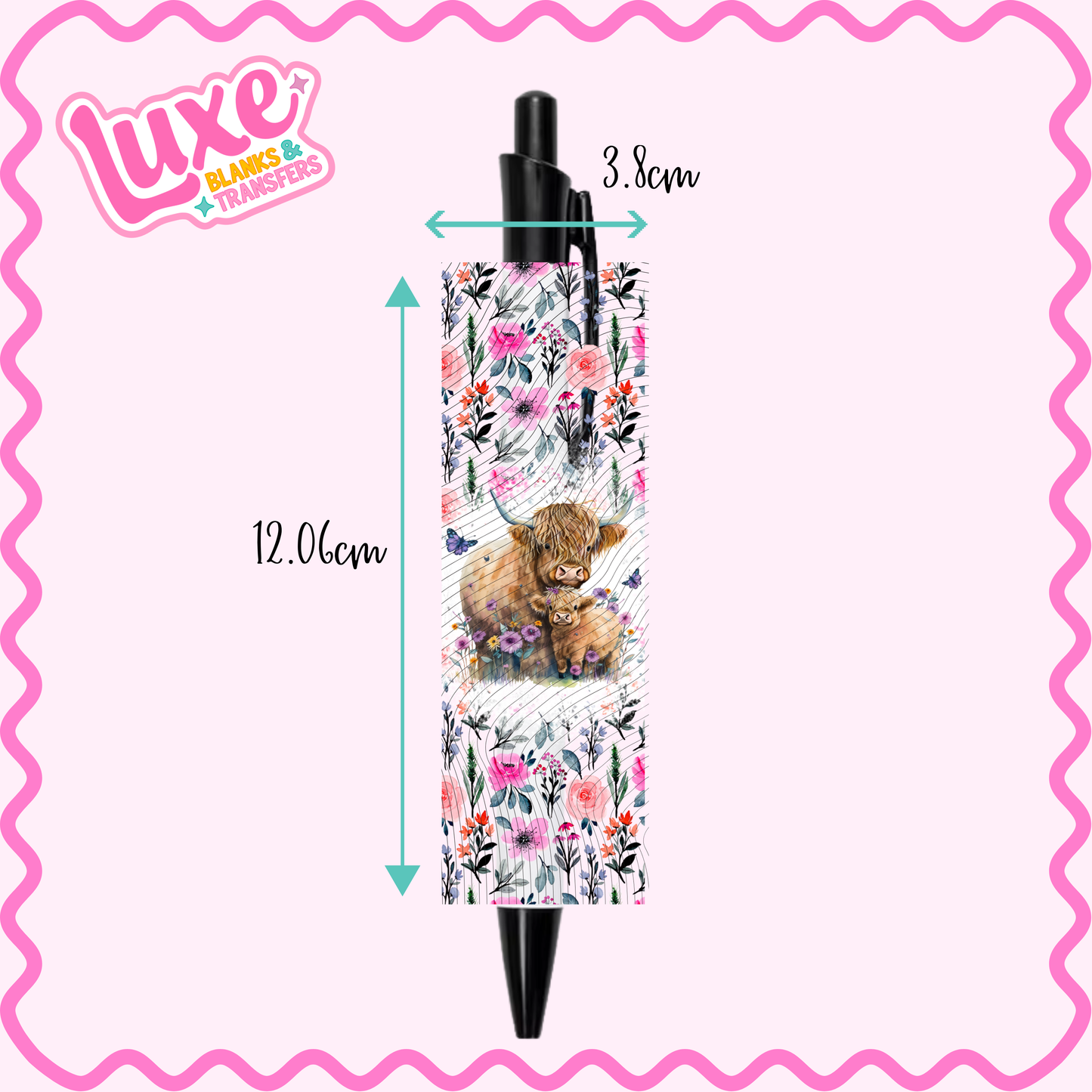 UV DTF Pen Wrap | Highland 5 | #09