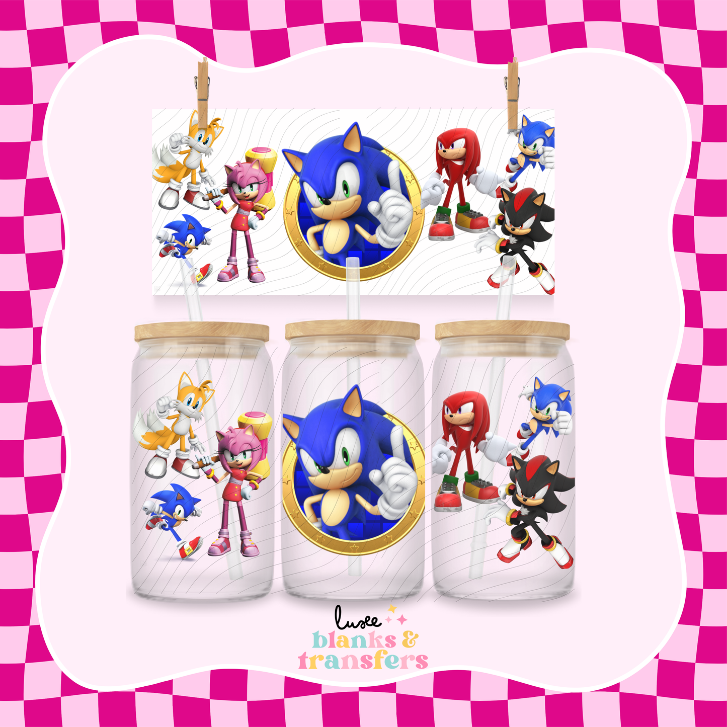Sonic 2 UV DTF Wrap (#358)