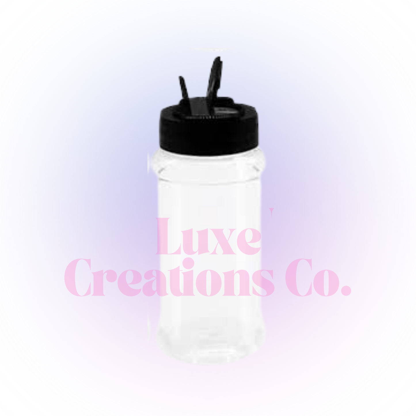 2oz Round Glitter Shaker (Empty)