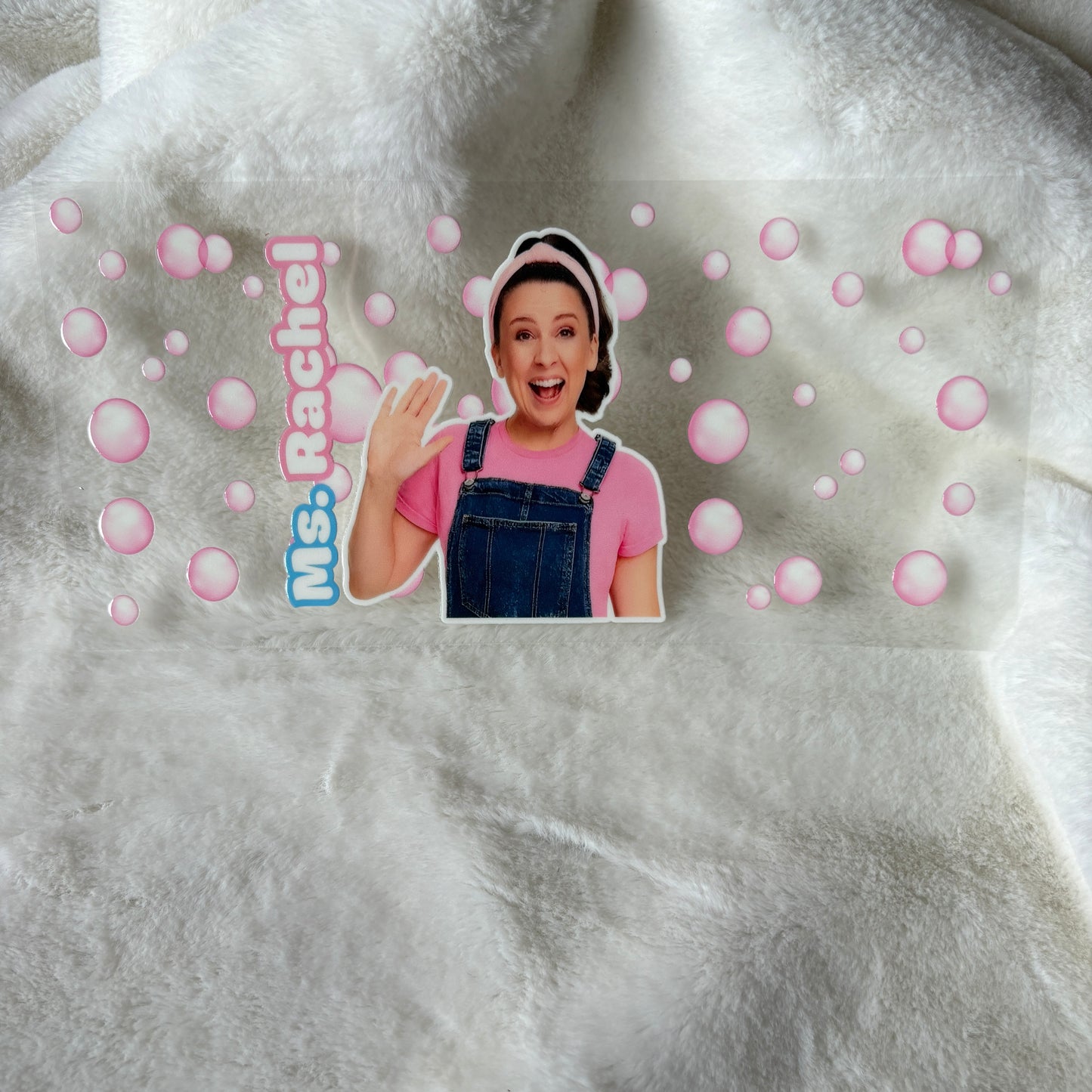 U16oz UV DTF Wrap | "Ms.R Bubblegum" C122 | READY TO SHIP