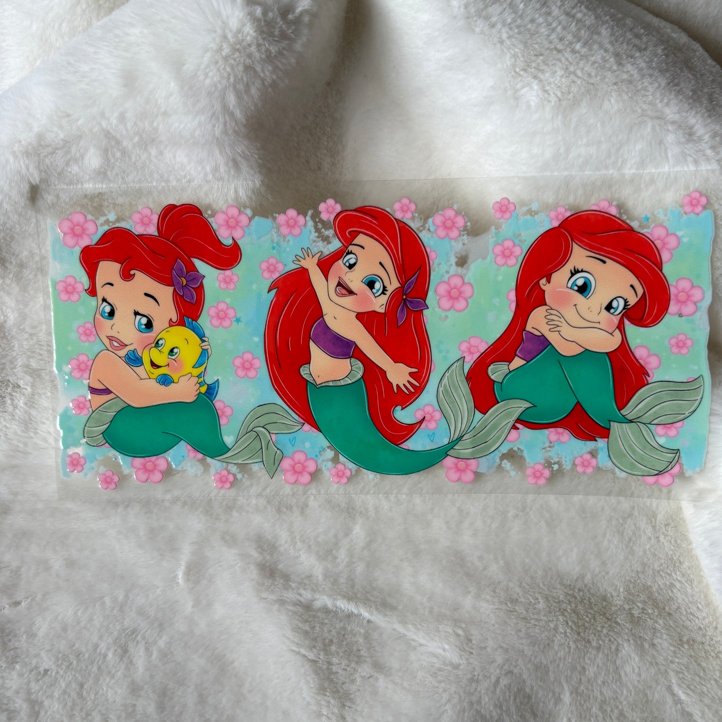 U16oz UV DTF Wrap | "Sea Princess Cutesy" C137 | READY TO SHIP