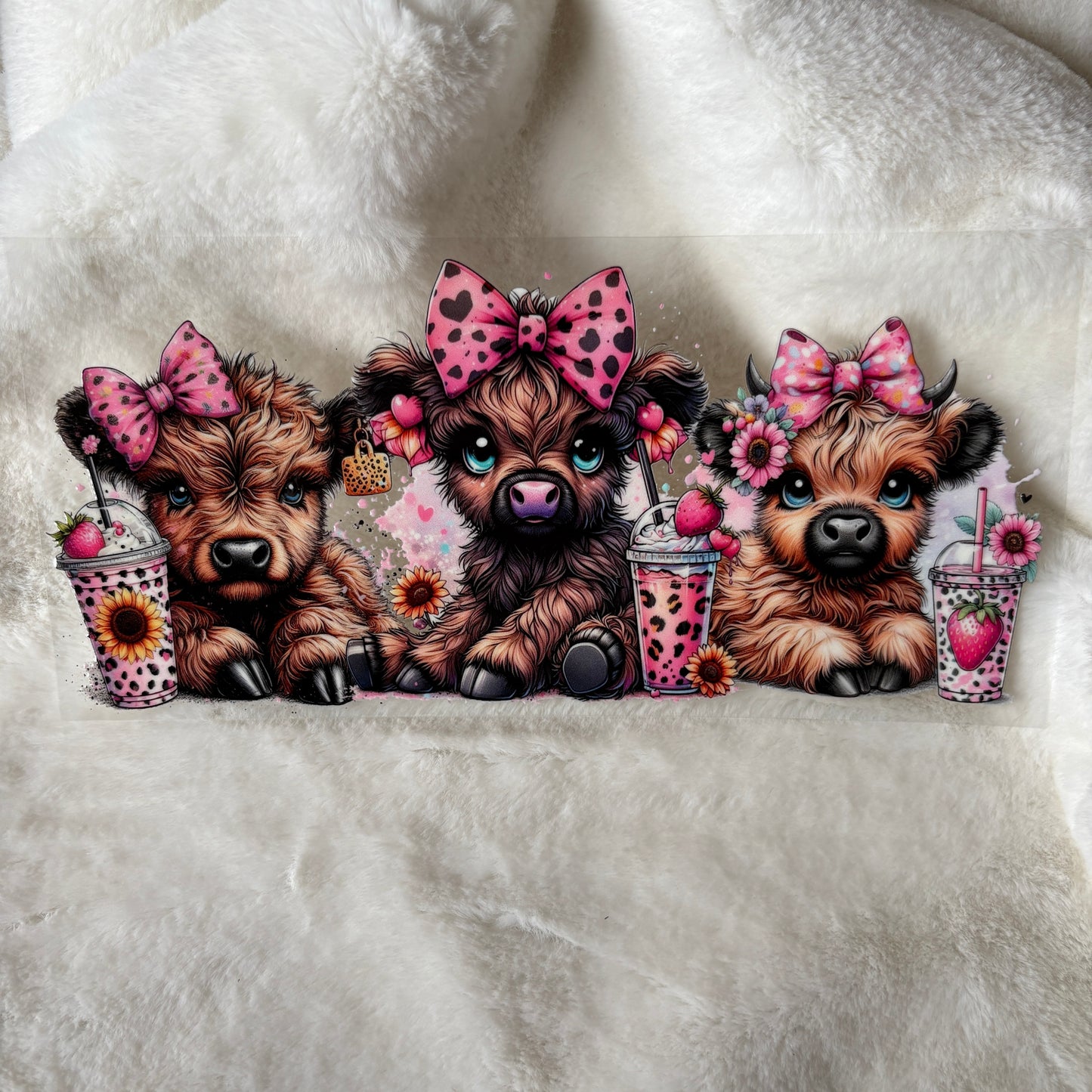 U16oz UV DTF Wrap | "Pink Highlands" C40A | READY TO SHIP