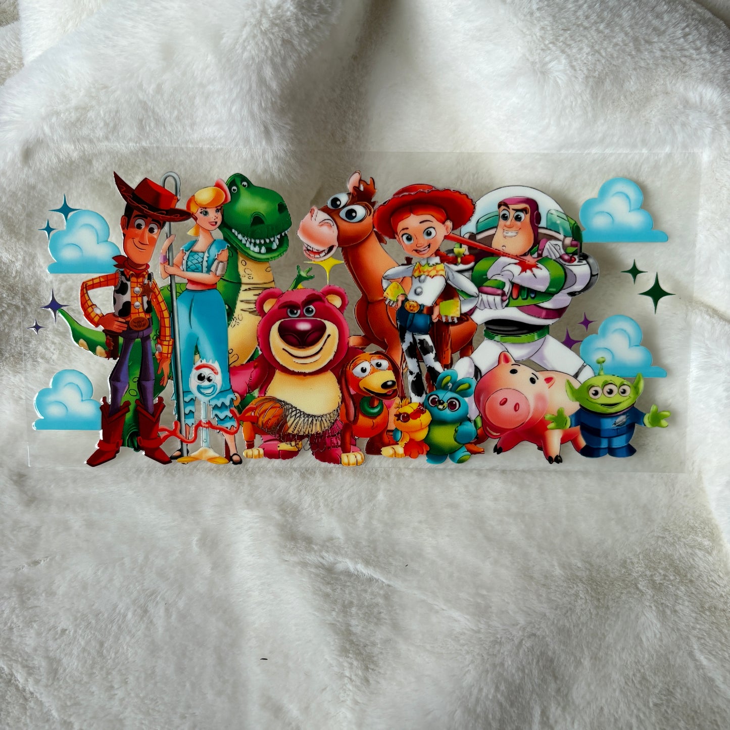 16oz UV DTF Wrap | "Toy Characters" C29A | READY TO SHIP