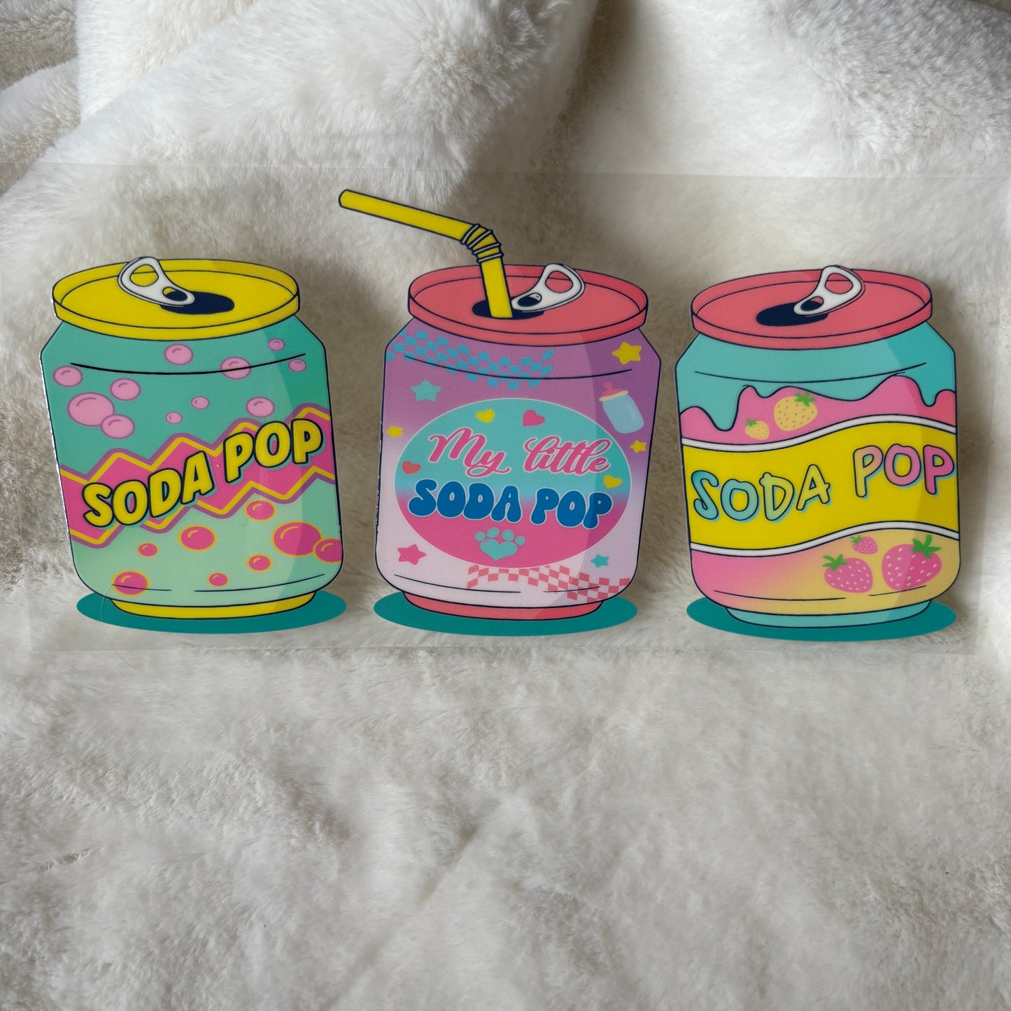 16oz UV DTF Wrap | "My Little Soda Pop" C18A | READY TO SHIP