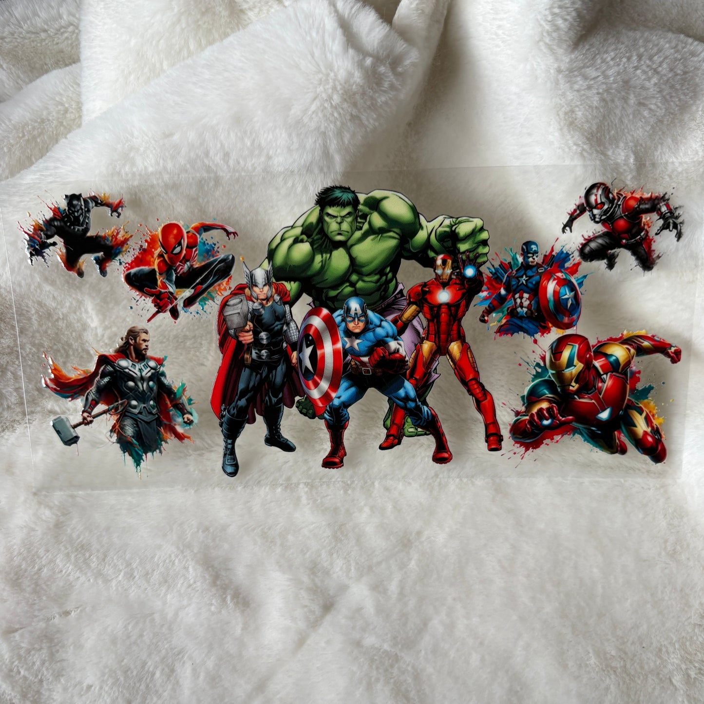 16oz UV DTF Wrap | "Superheroes" C16A | READY TO SHIP