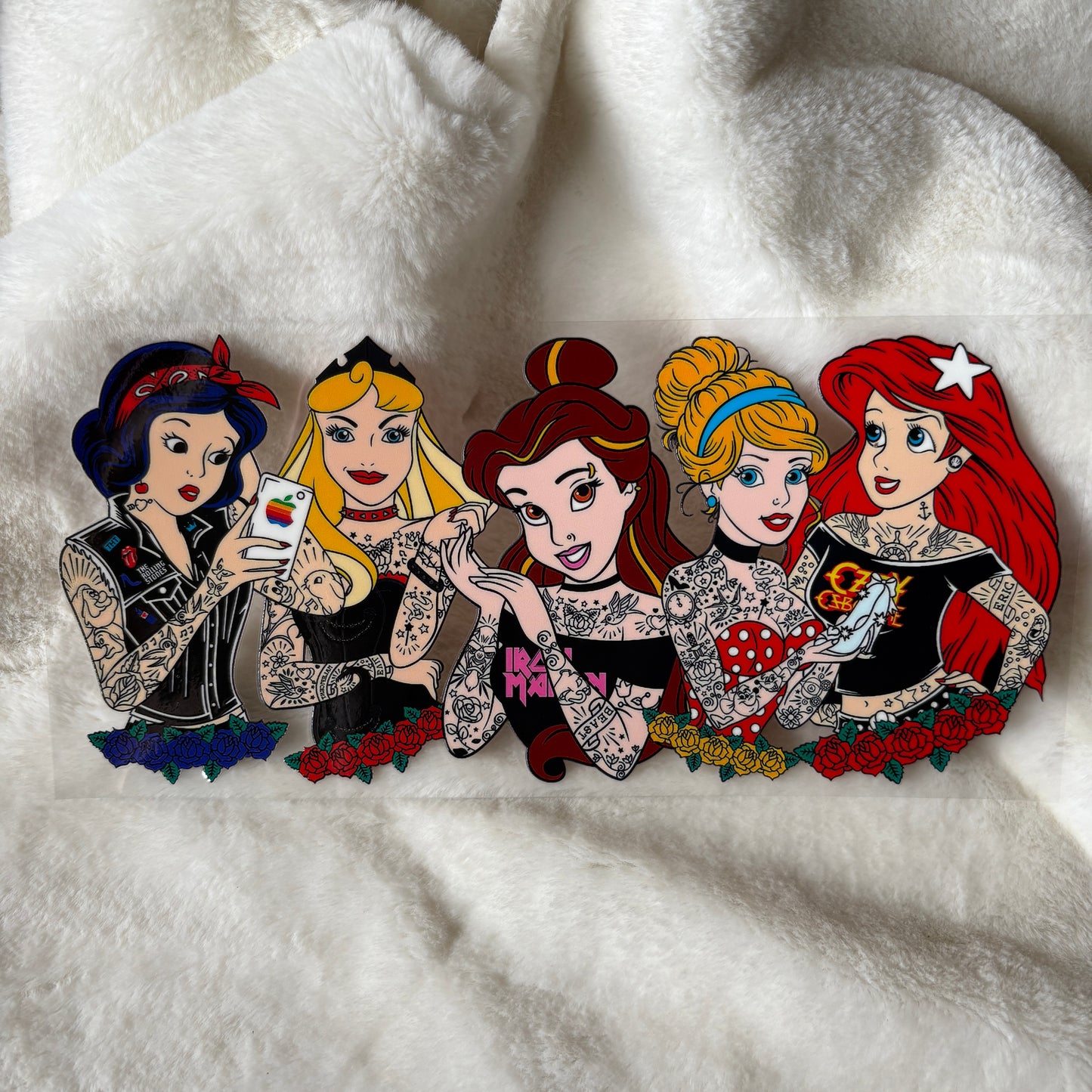 16oz UV DTF Wrap (Double Sided) | "Tattoo Princesses" D22 | READY TO SHIP