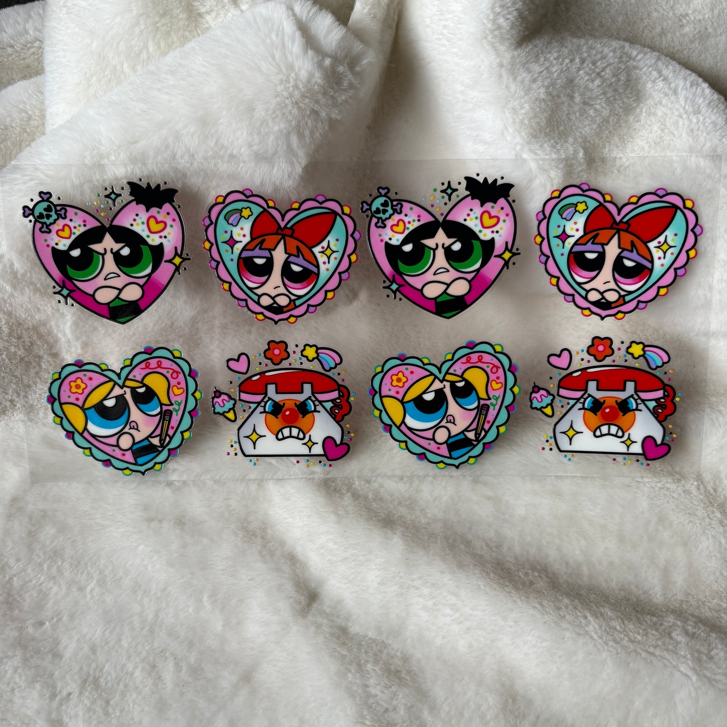 U16oz UV DTF Wrap (Double Sided) | "PPG Patches" C155 | READY TO SHIP