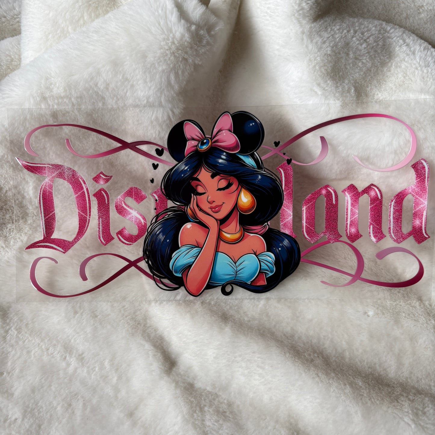 U16oz UV DTF Wrap (Double Sided) | "Dis. Jasmine" D9 | READY TO SHIP