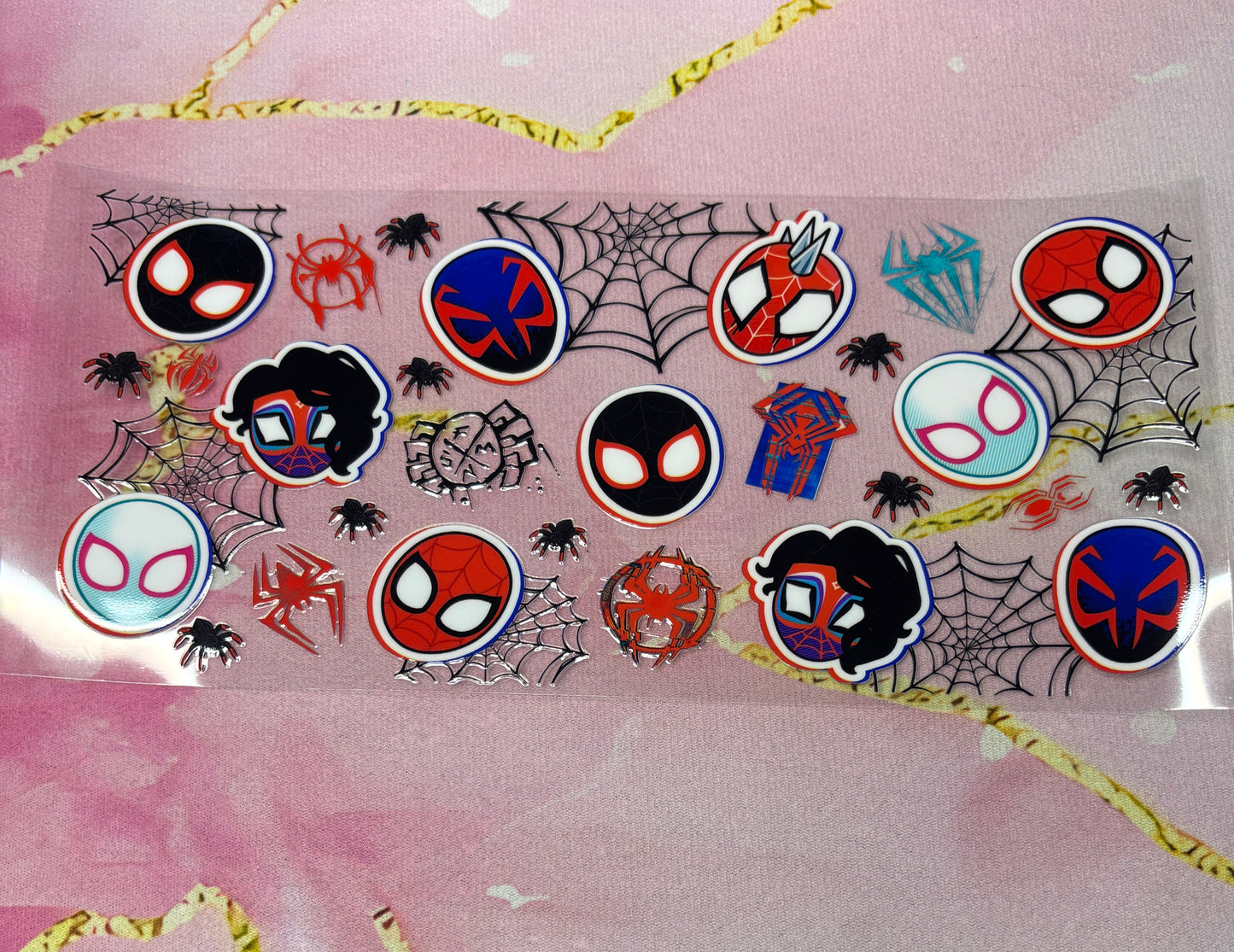 "Spidey Heads" UV DTF Wrap (C13)
