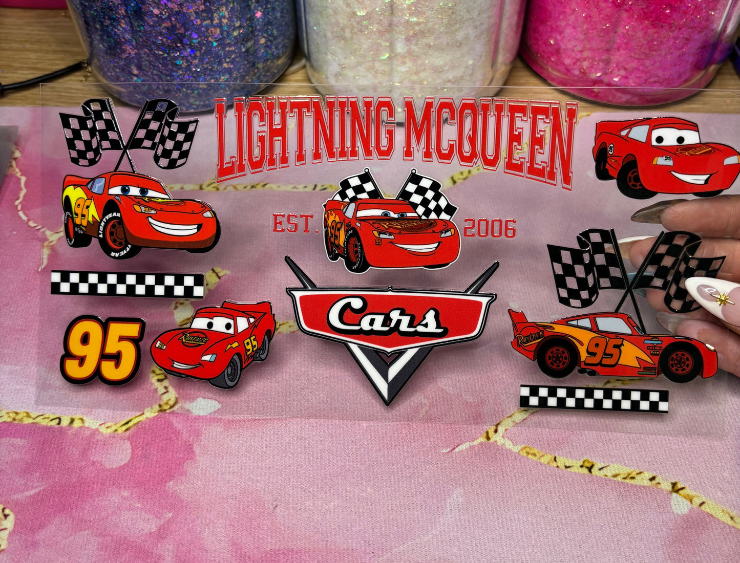 "Lightning Character" UV DTF Wrap (C42)