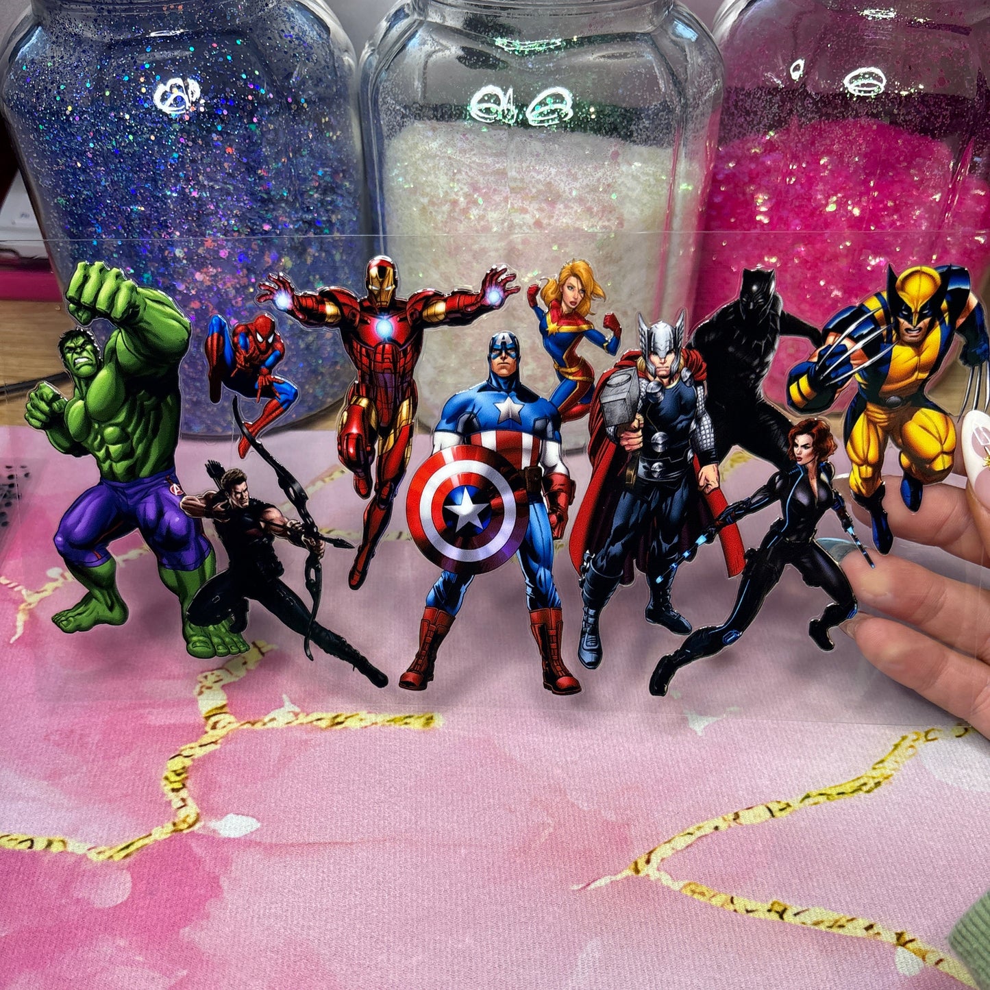 "Super Characters" UV DTF Wrap (C137)