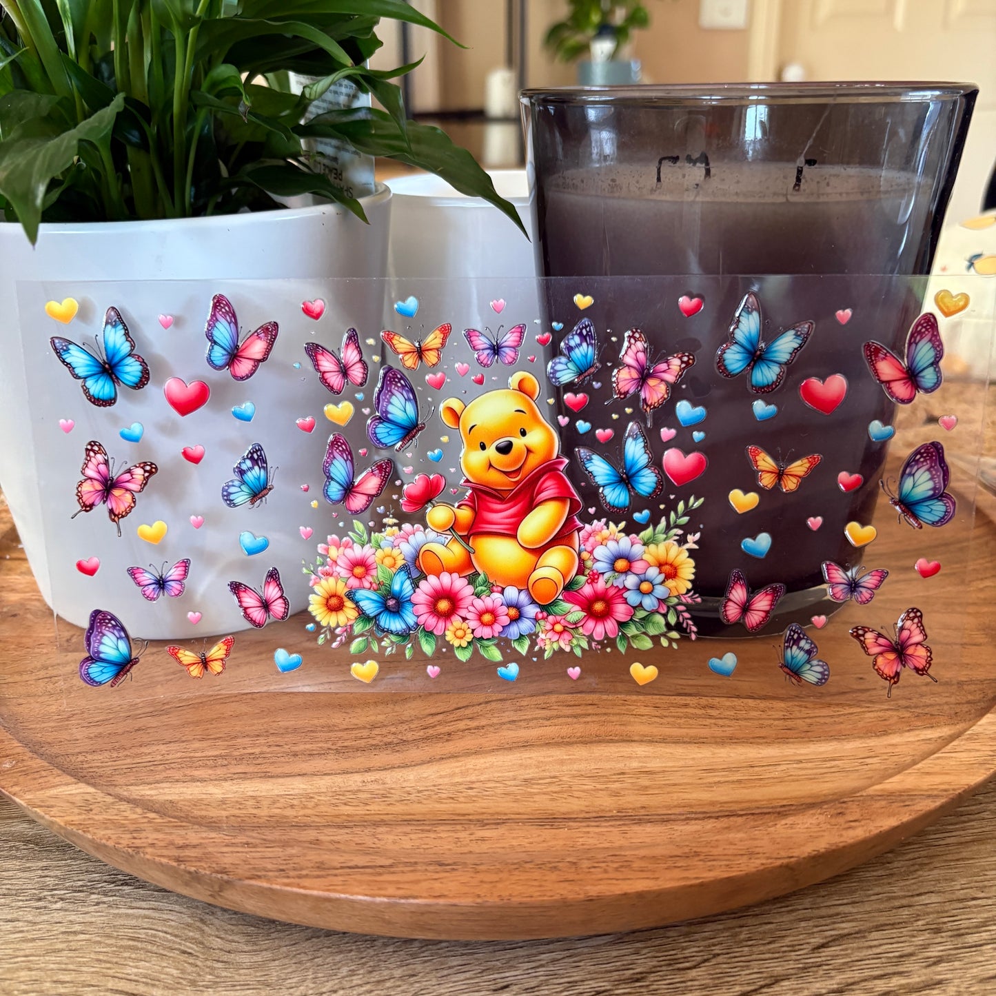 U16oz UV DTF Wrap (Double Sided) | "Winnie Butterflies" C9 | READY TO SHIP