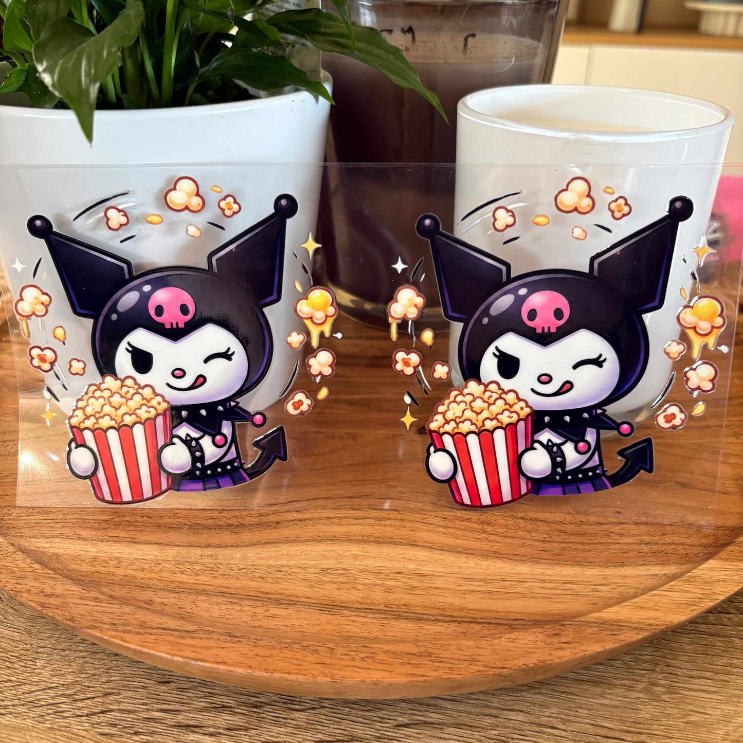 U16oz UV DTF Wrap (Double Sided) | "Ku/romi Popcorn" C31 | READY TO SHIP