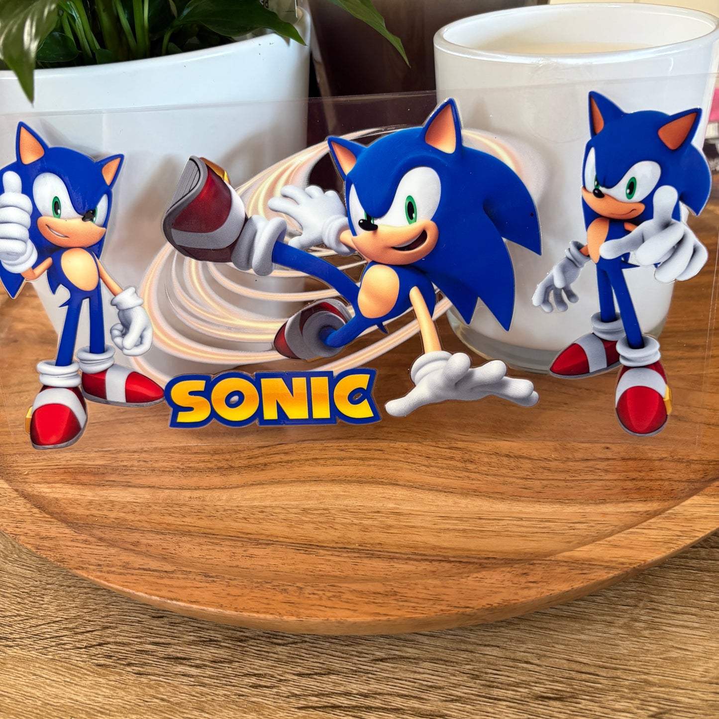 U16oz UV DTF Wrap (Double Sided) | "Son/ic" C34 | READY TO SHIP