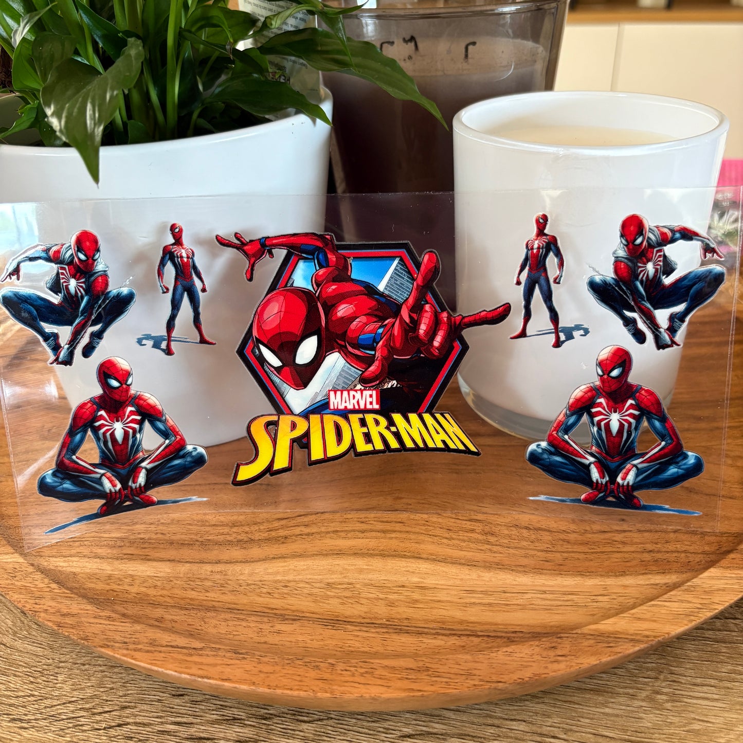 U16oz UV DTF Wrap (Double Sided) | "Spidey" C61 | READY TO SHIP