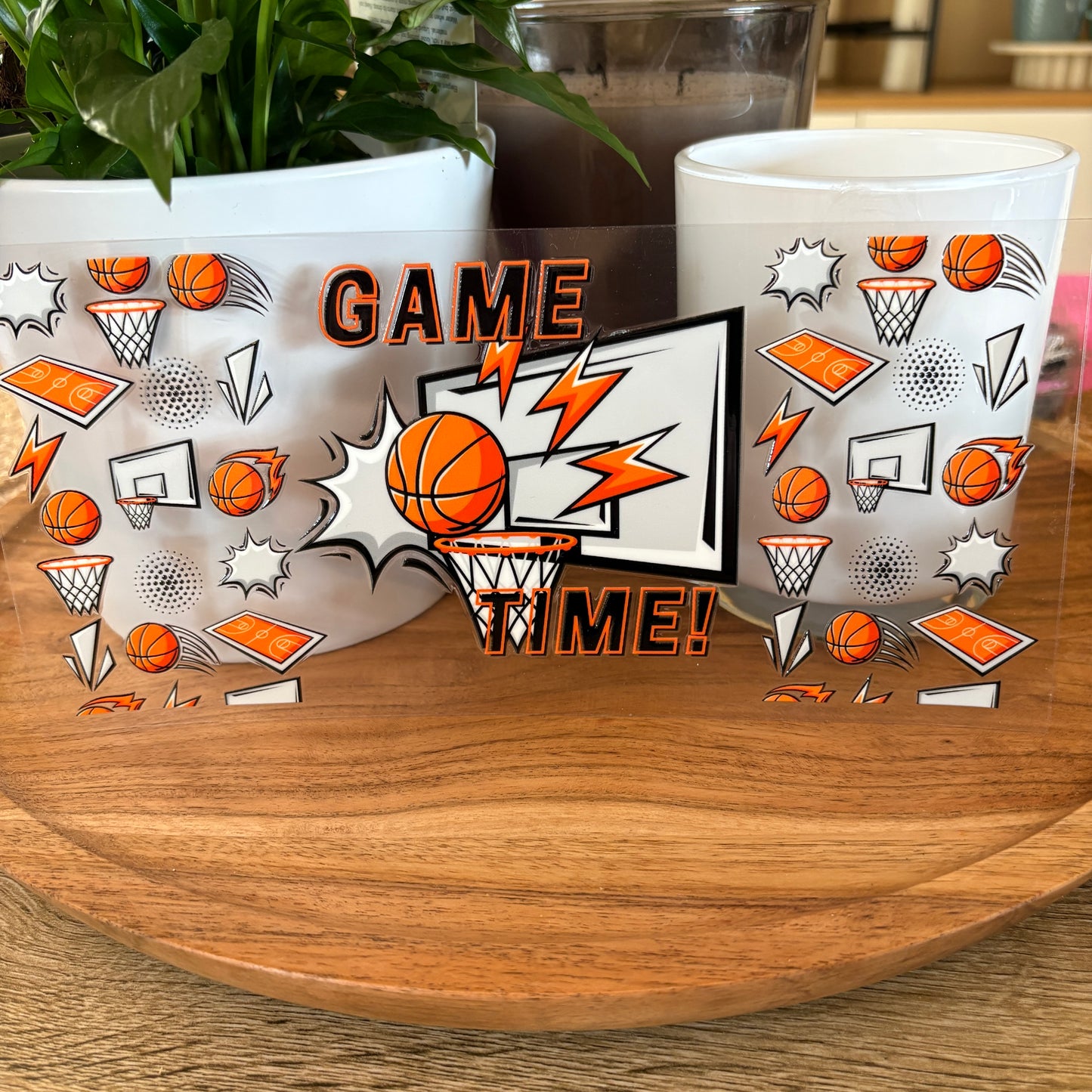 U16oz UV DTF Wrap (Double Sided) | "Game Time" C70 | READY TO SHIP