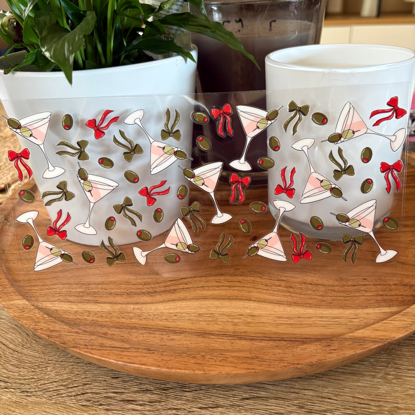 U16oz UV DTF Wrap (Double Sided) | "Martini" C79 | READY TO SHIP