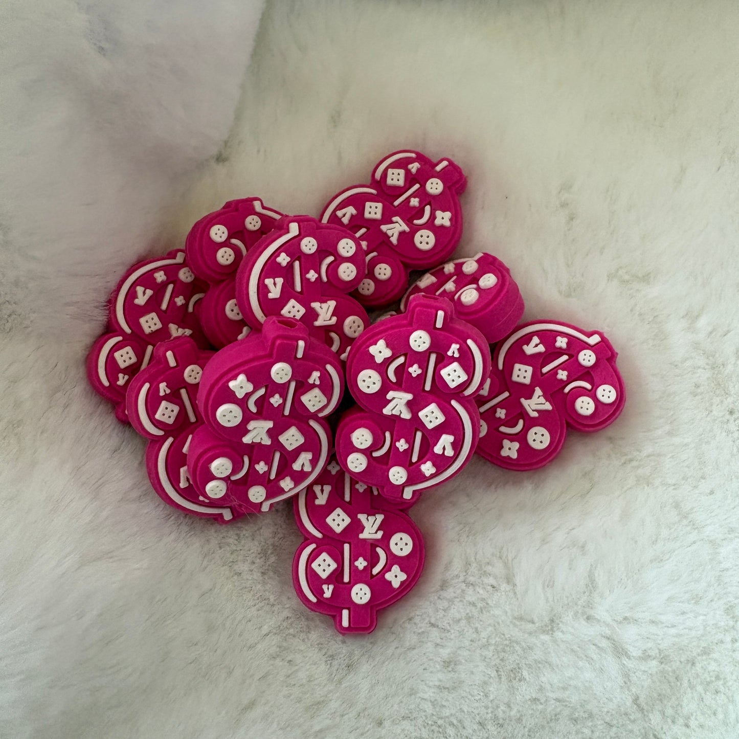 Pink Boujee $ | Focal Bead | #80