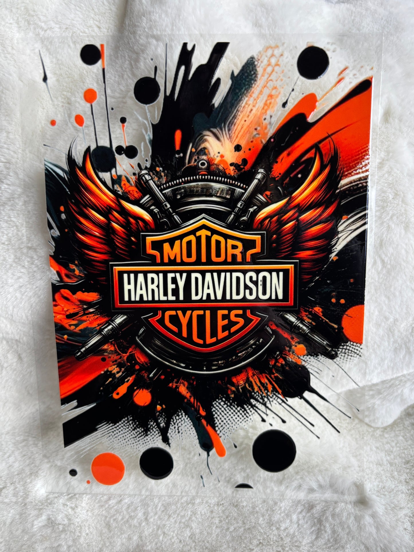 HD Motorcycles A5 Journal UV DTF Transfer (#A64)