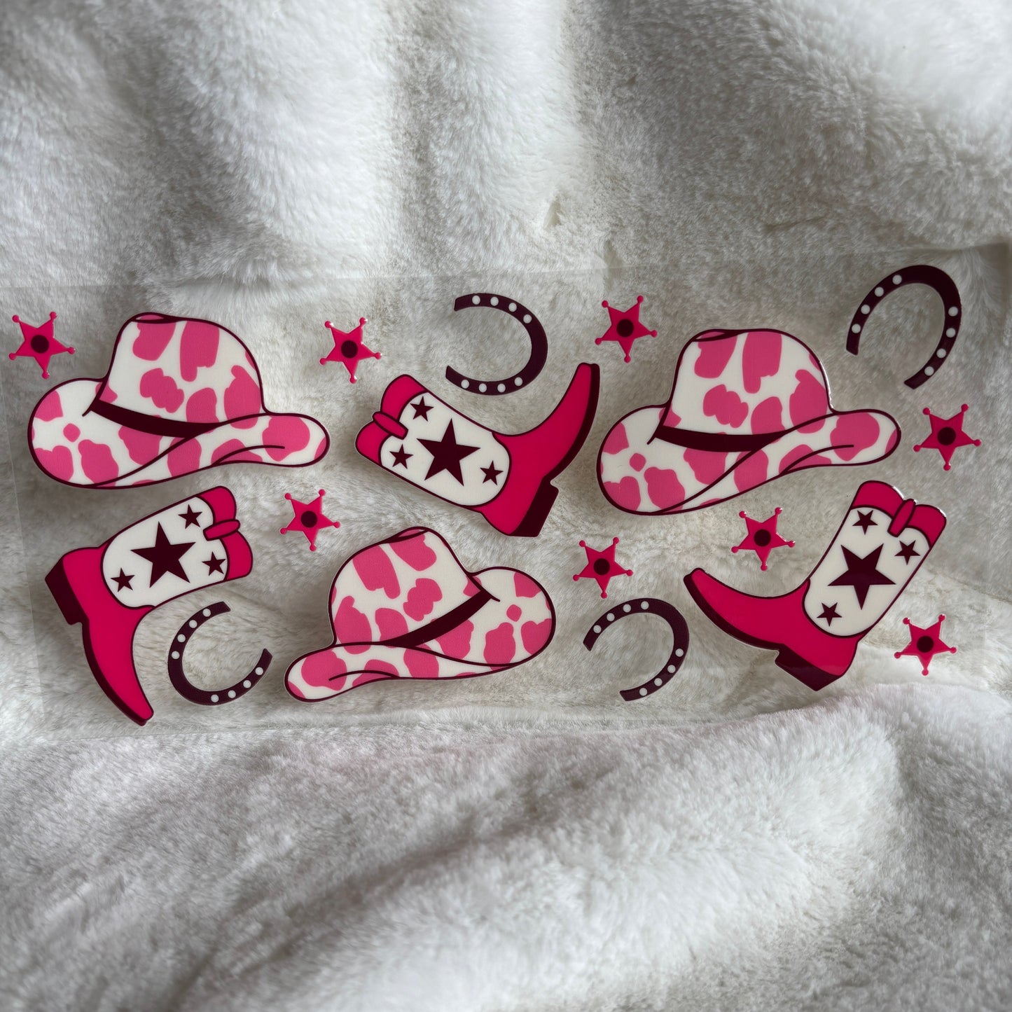 "Pink Cowgirl" UV DTF Wrap (C86)