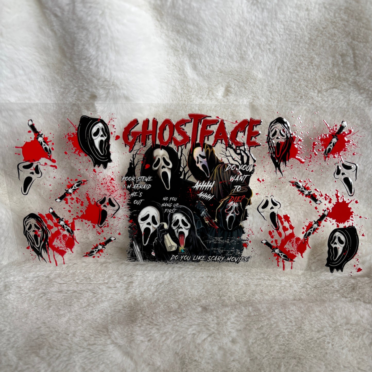 "Ghostface" UV DTF Wrap (C16A)