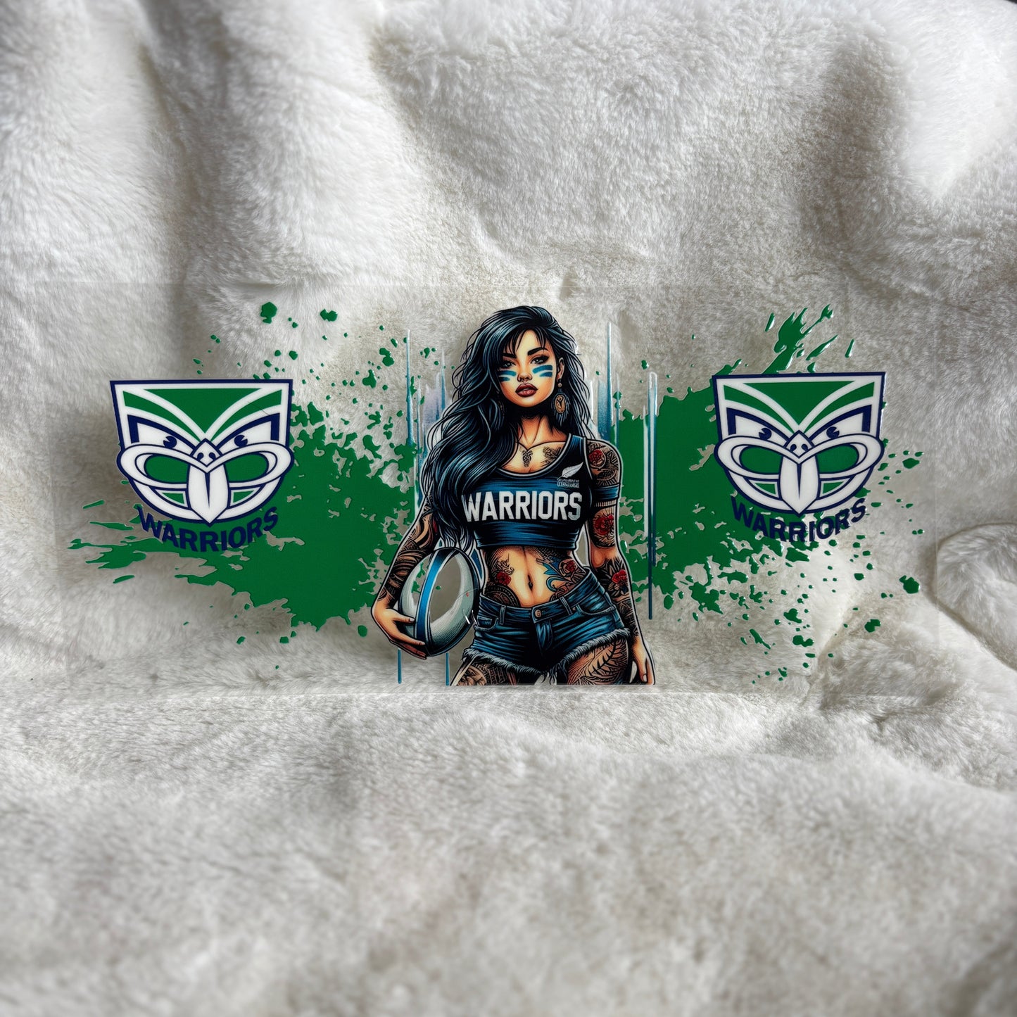 "Warriors Girl" UV DTF Wrap (C25A)