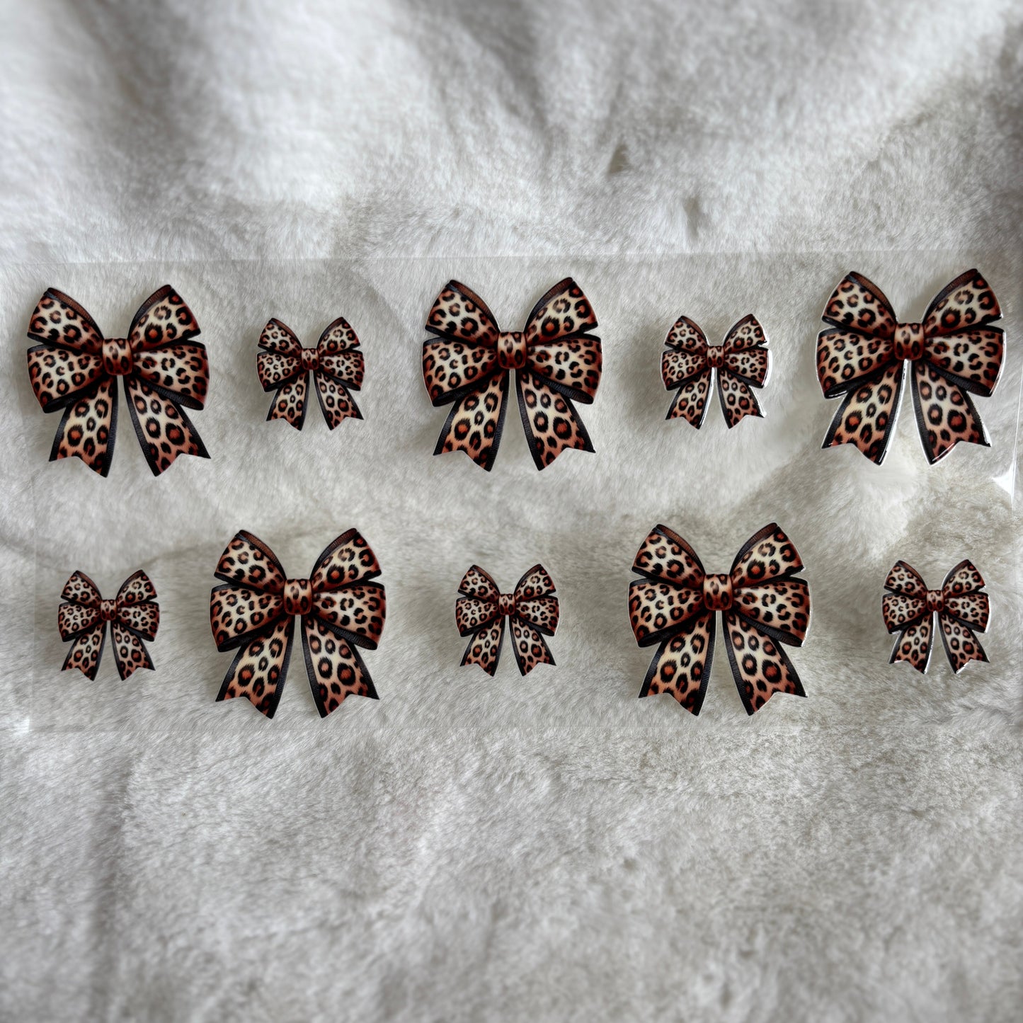 "Cheetah Bows" UV DTF Wrap (C48A)