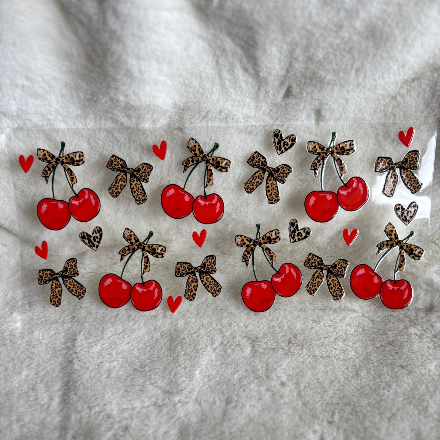 "Cherry Bows" UV DTF Wrap (C49A)