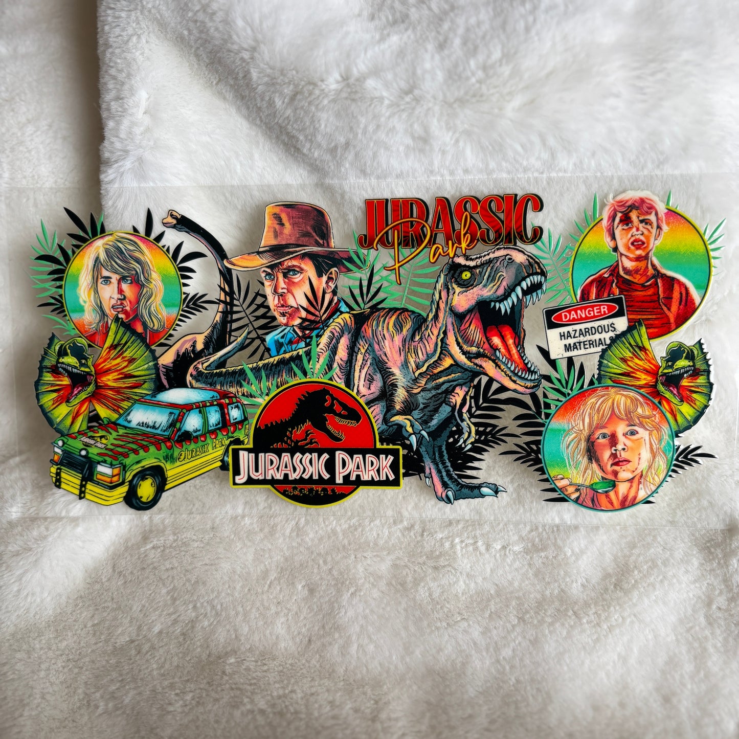 Jurassic Movie" UV DTF Wrap (C86A)