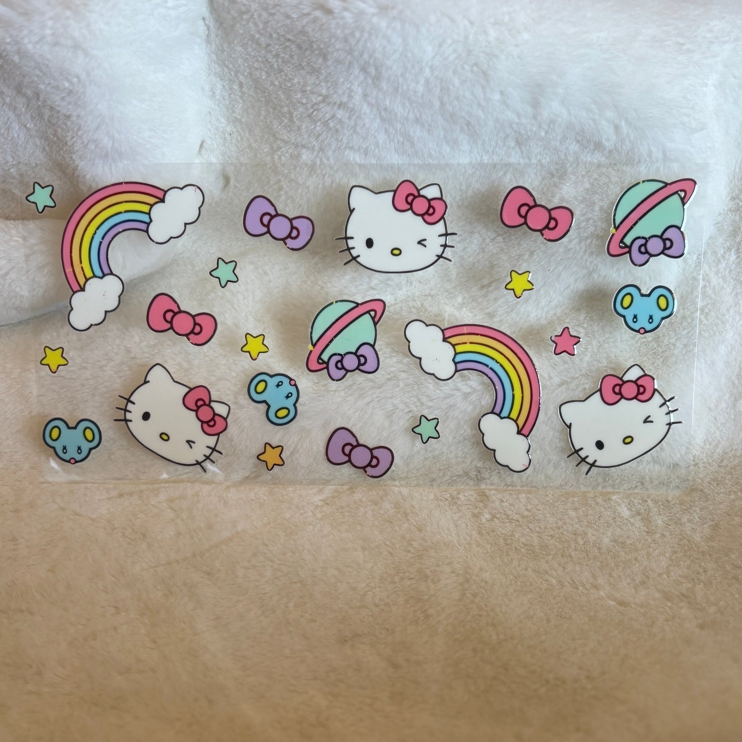 "HK Rainbows" UV DTF Wrap (C15)