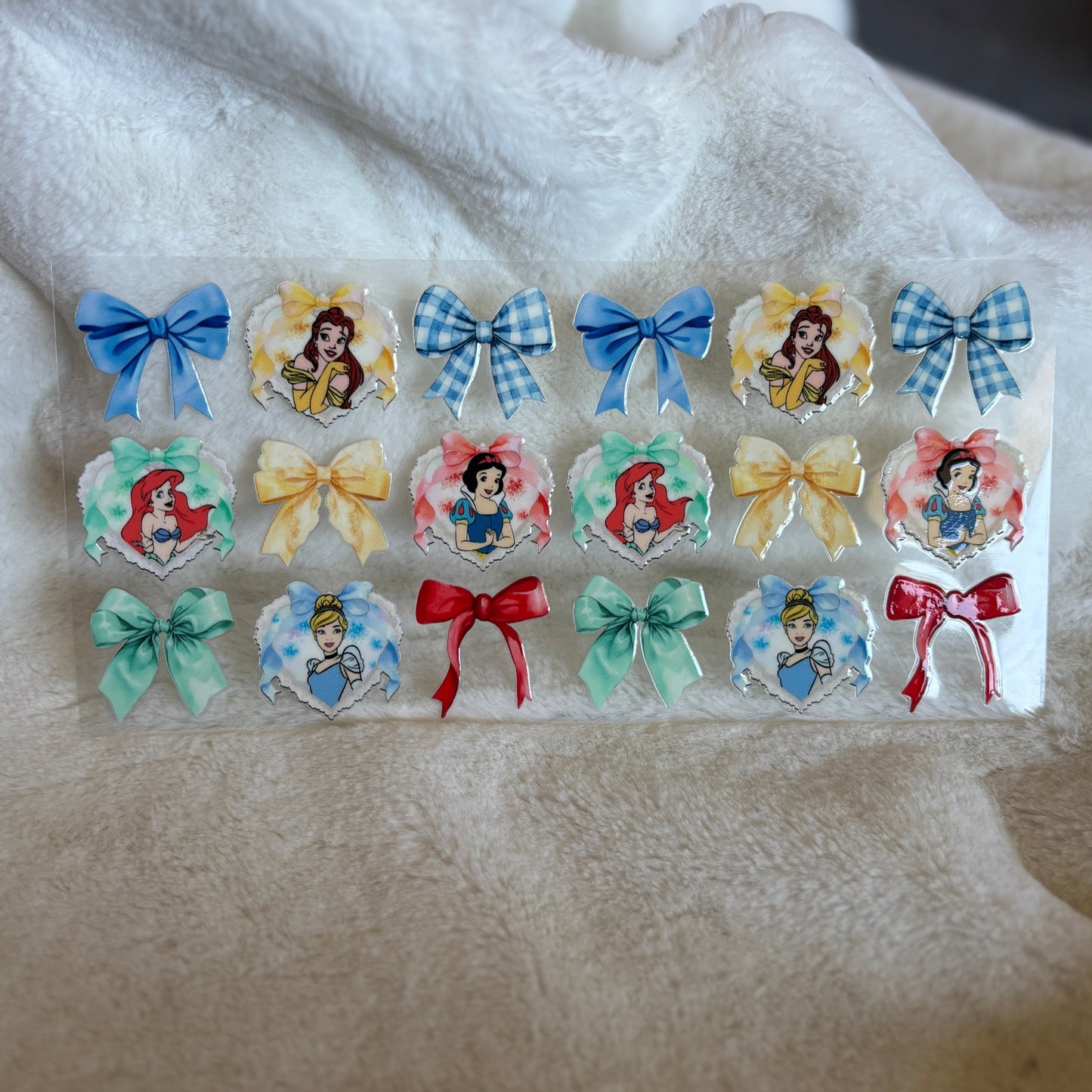 "Princess Bows" UV DTF Wrap (C25)