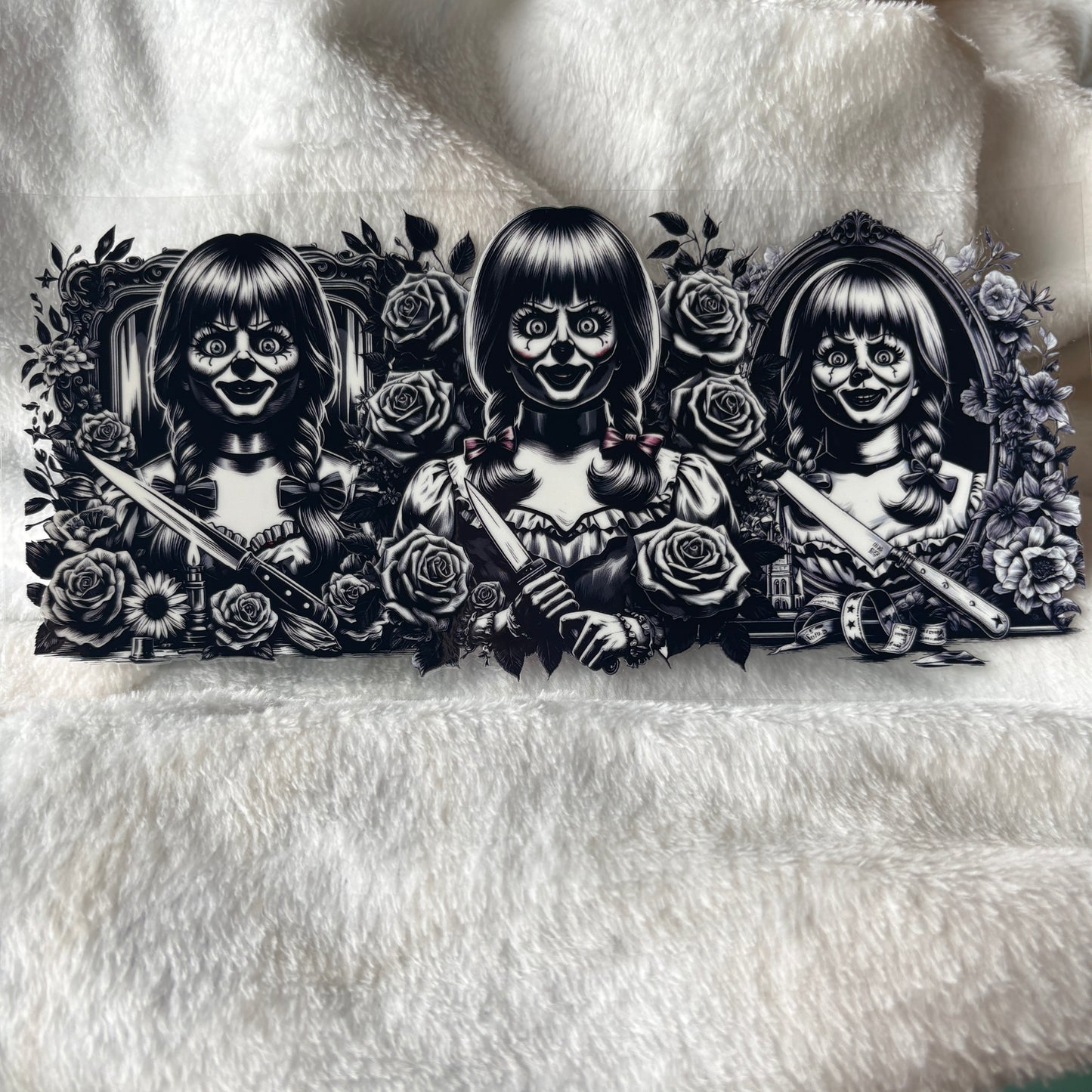 16oz UV DTF Wrap (Double Sided) | Annabelle Spooky