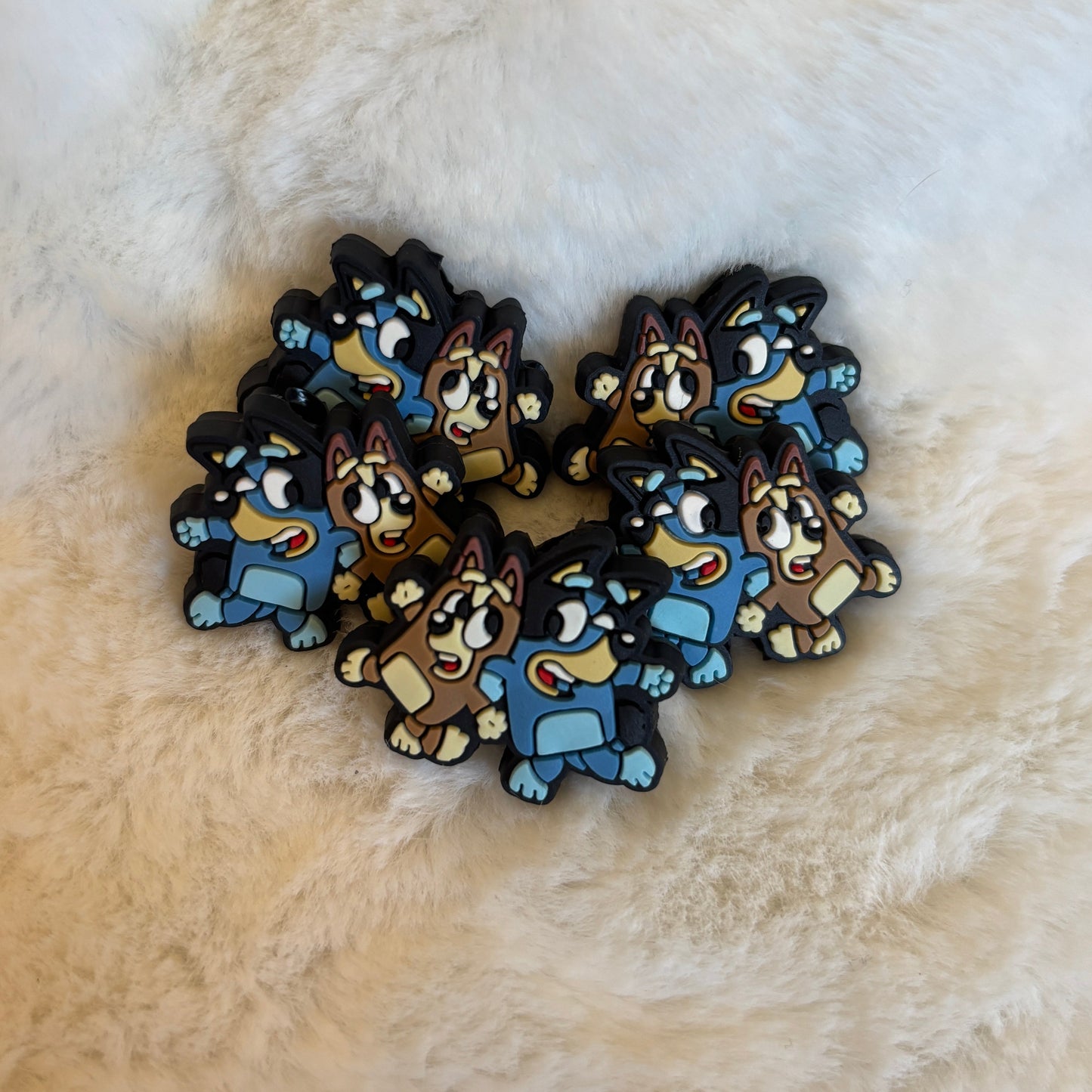 Blue & Orange Dog | Focal Bead | #47