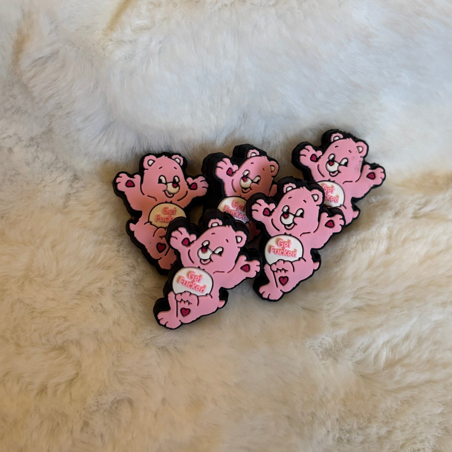 Swear Bear Pink | Focal Bead | #60