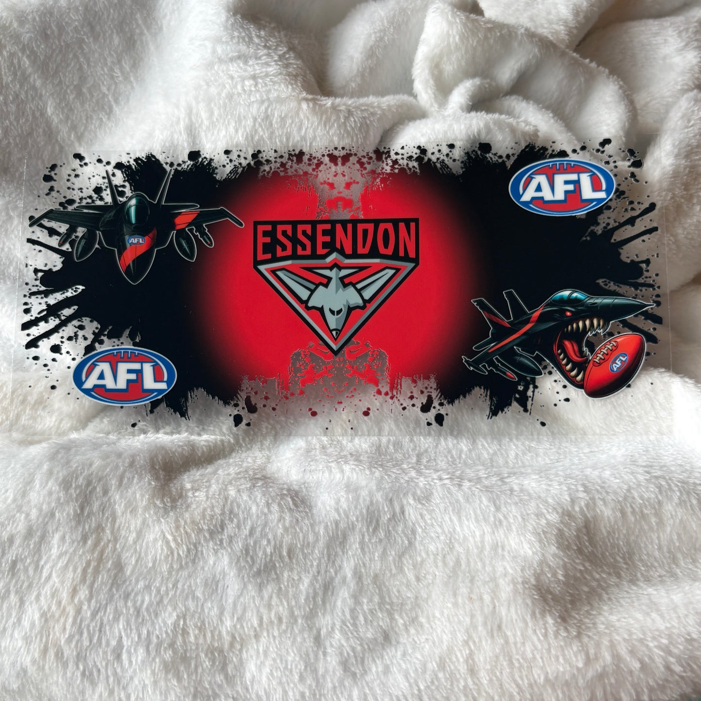 16oz UV DTF Wrap (Double Sided) | Essendon FC AFL