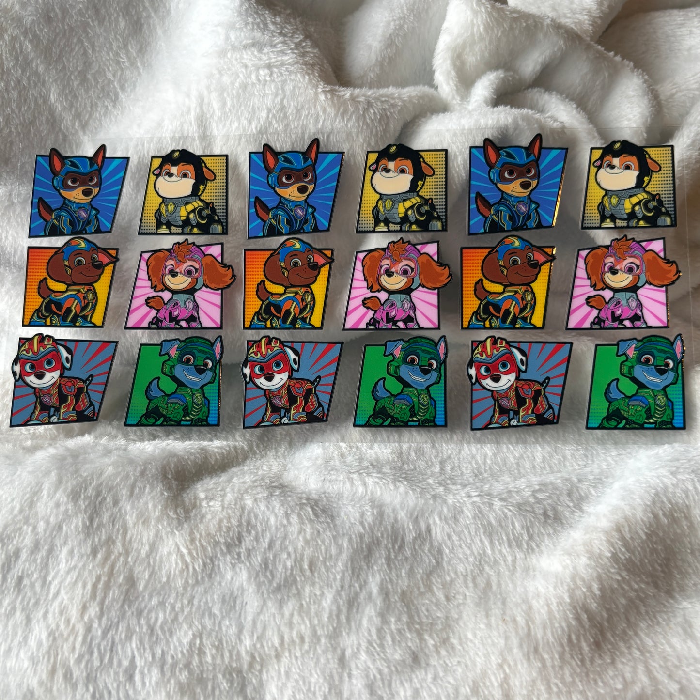 16oz UV DTF Wrap (Double Sided) | Paw Characters