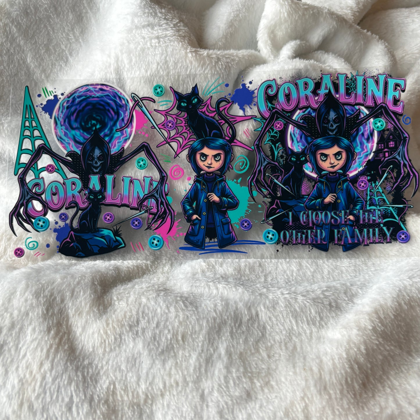 16oz UV DTF Wrap (Double Sided) | Cora Purple