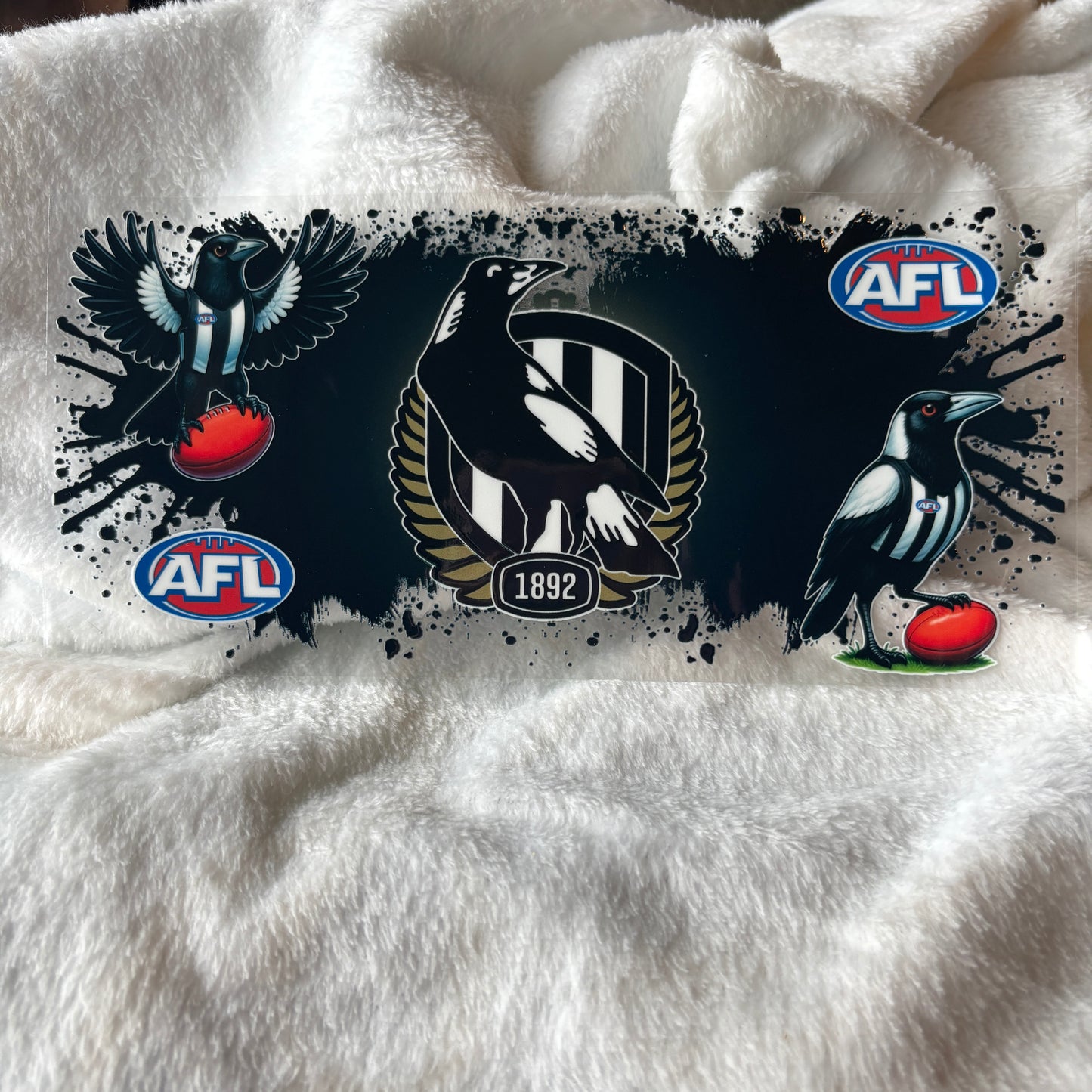 16oz UV DTF Wrap (Double Sided) | Magpies FC AFL
