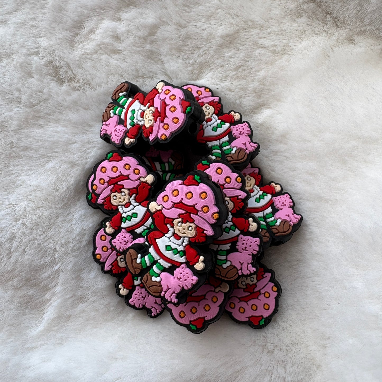 Strawb. Short | Focal Bead