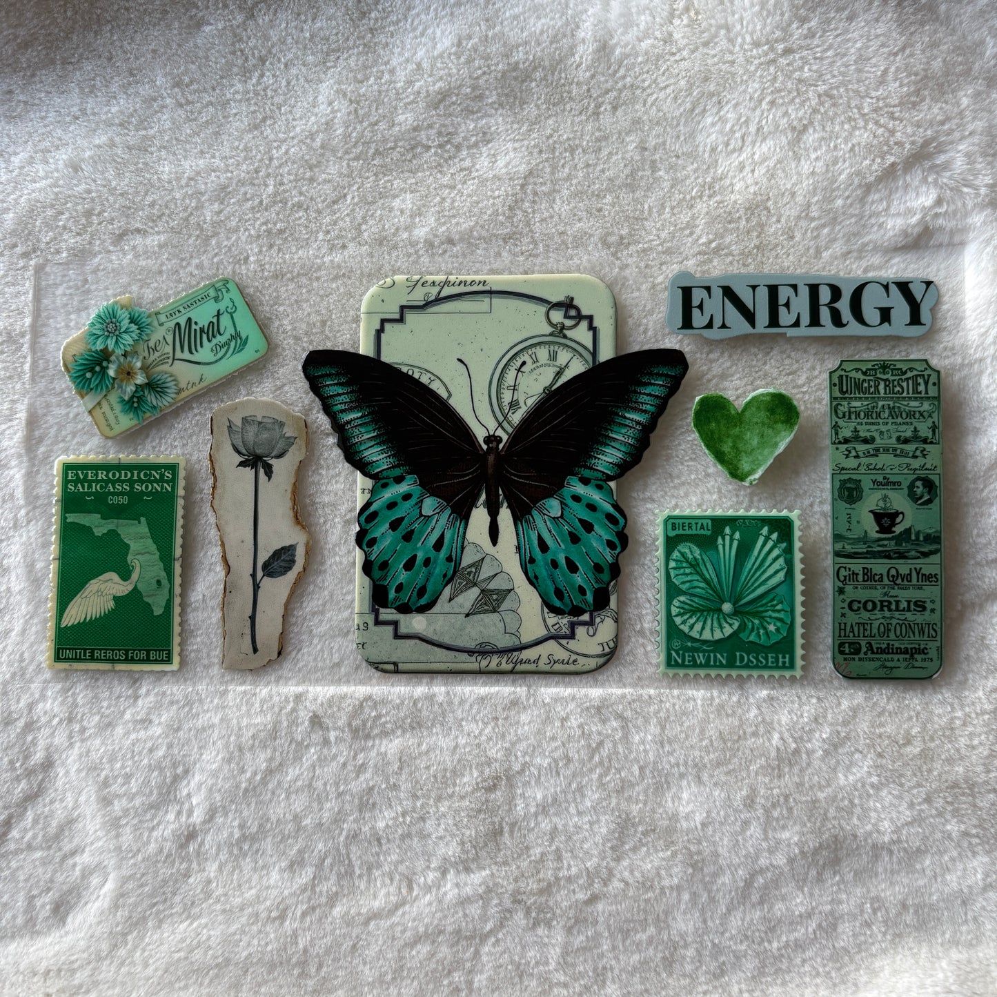 16oz UV DTF Wrap (Double Sided) | Ready To Ship | Good Energy Collage