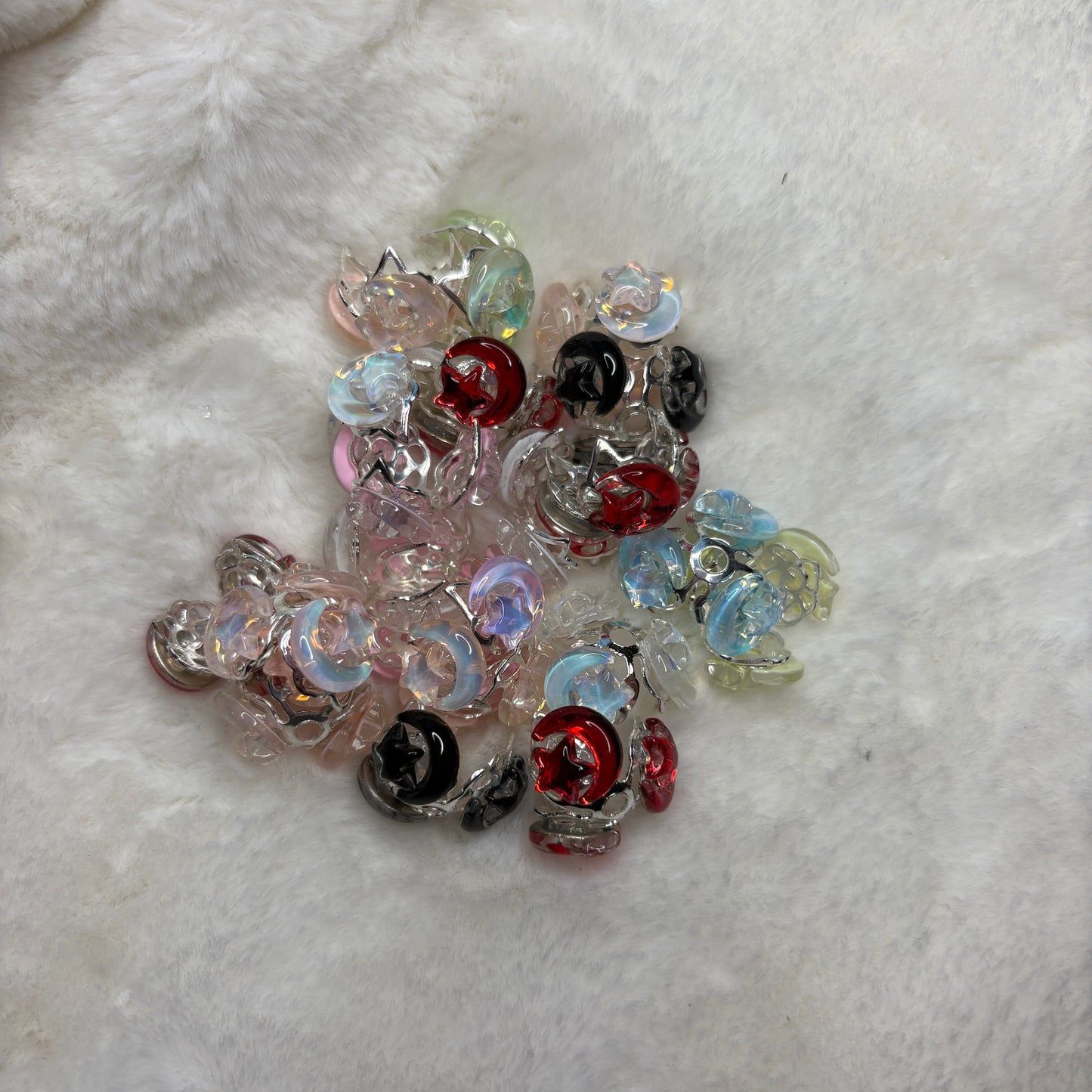 Moon & Star Bead Cap (Fits Both 16mm & 20mm Beads)