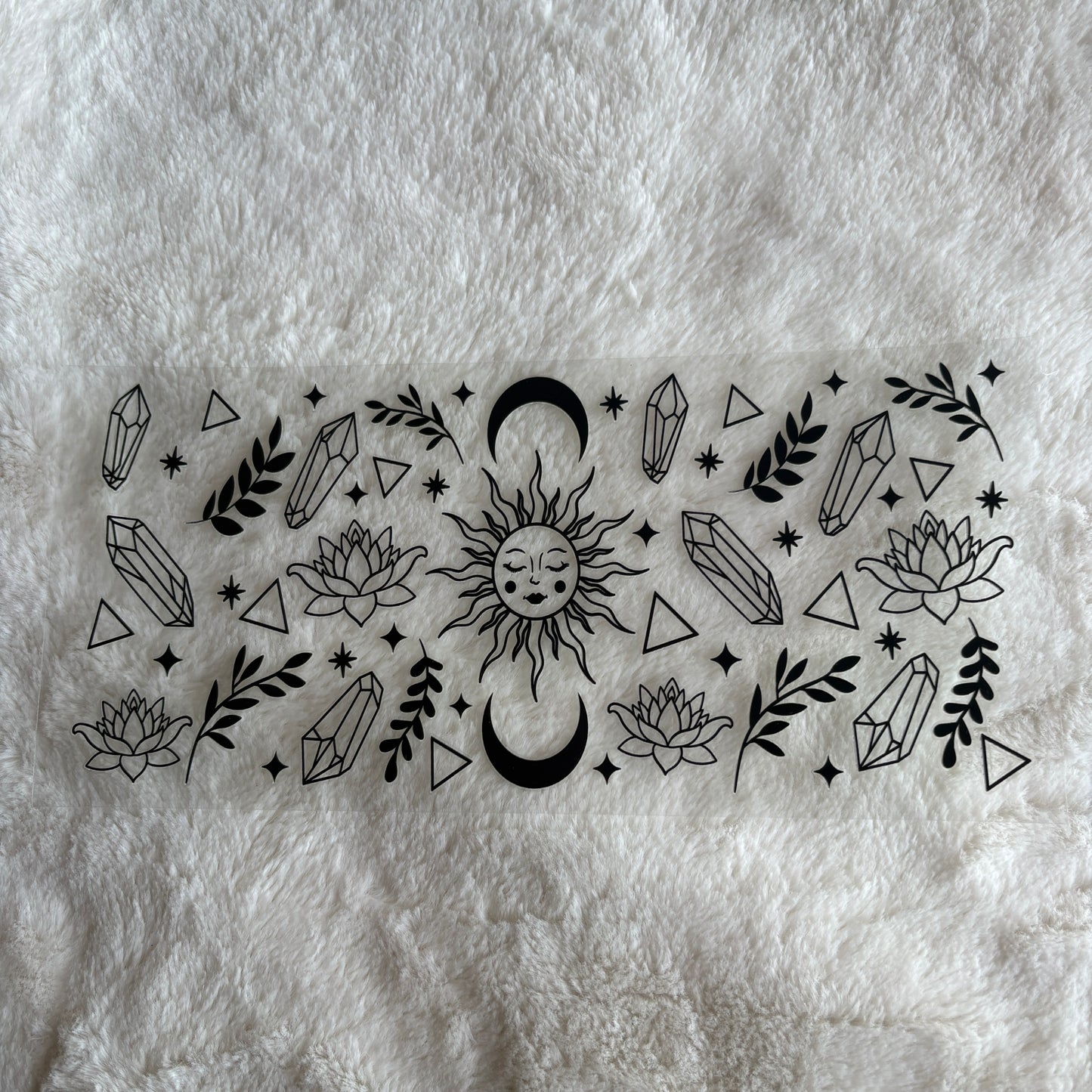 16oz UV DTF Wrap | Ready To Ship | Witchy Pattern